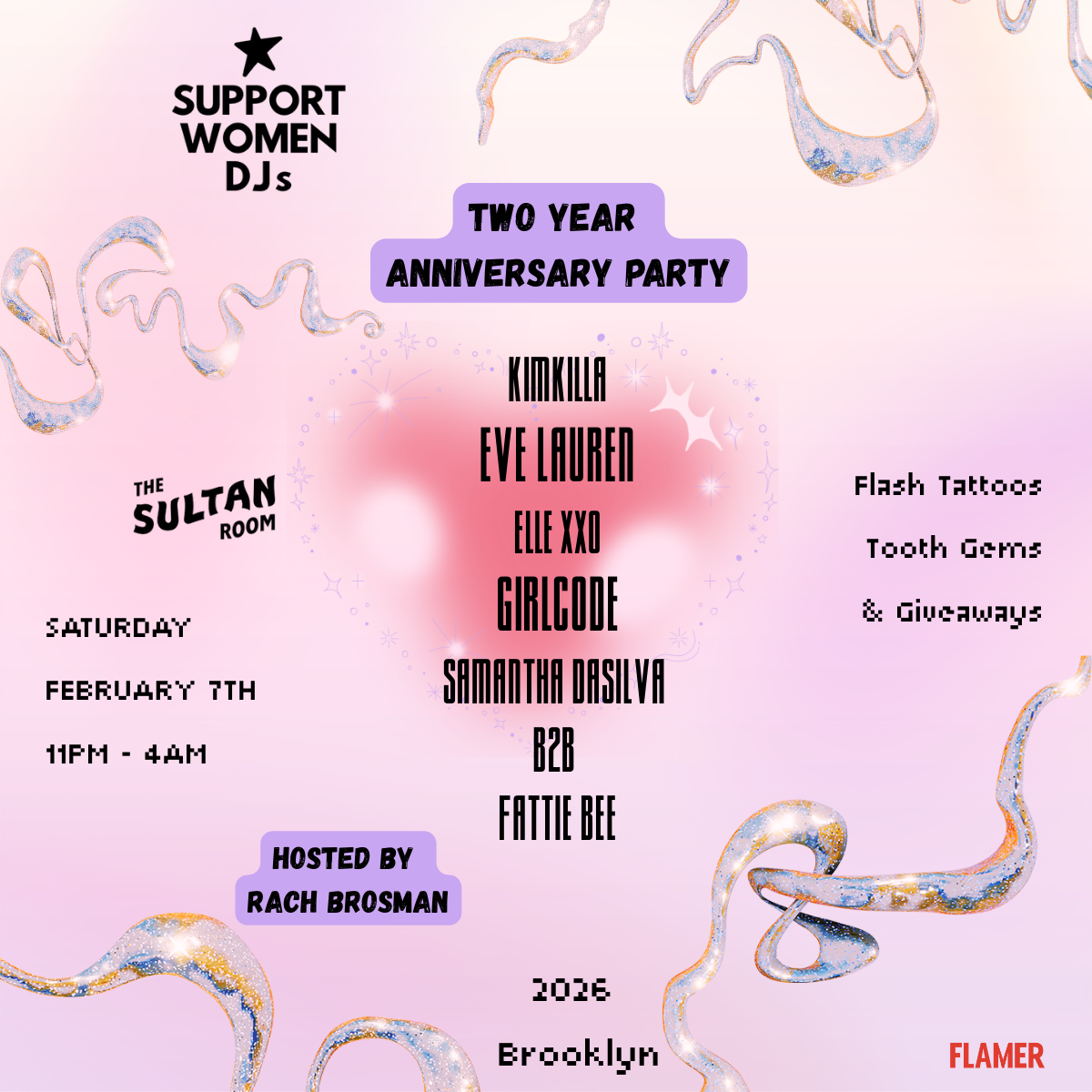 Support Women DJs Two Year Anniversary Party