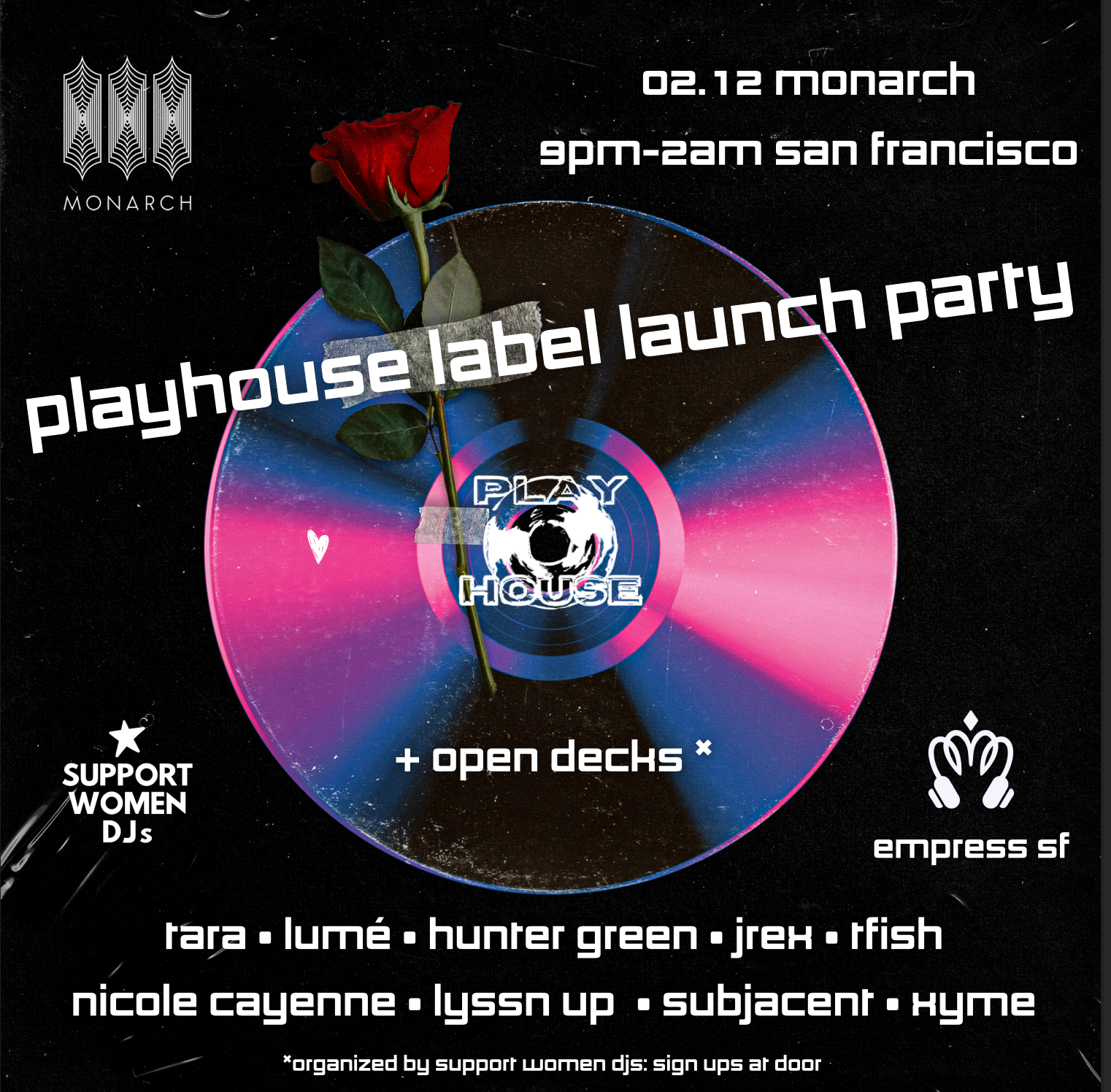 San Fransisco Chapter: Playhouse Label Launch Party 