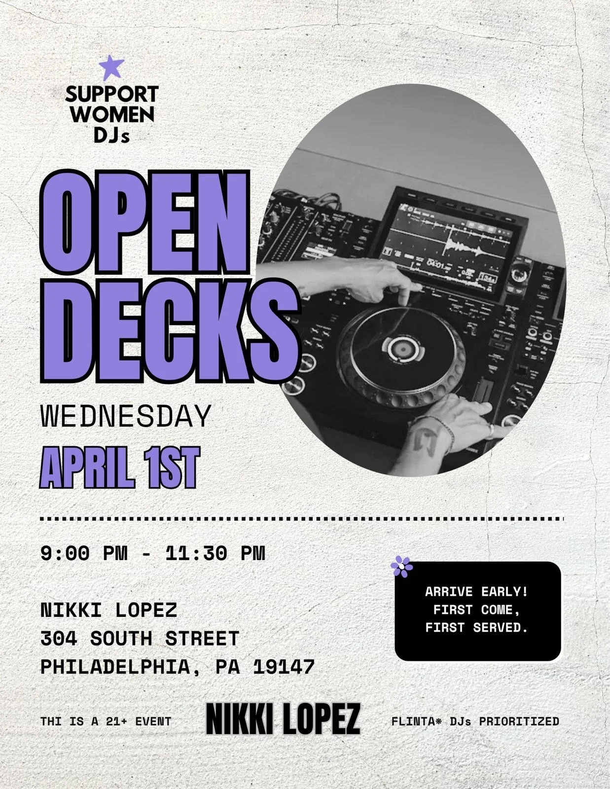 Philly SWDJs Open Decks