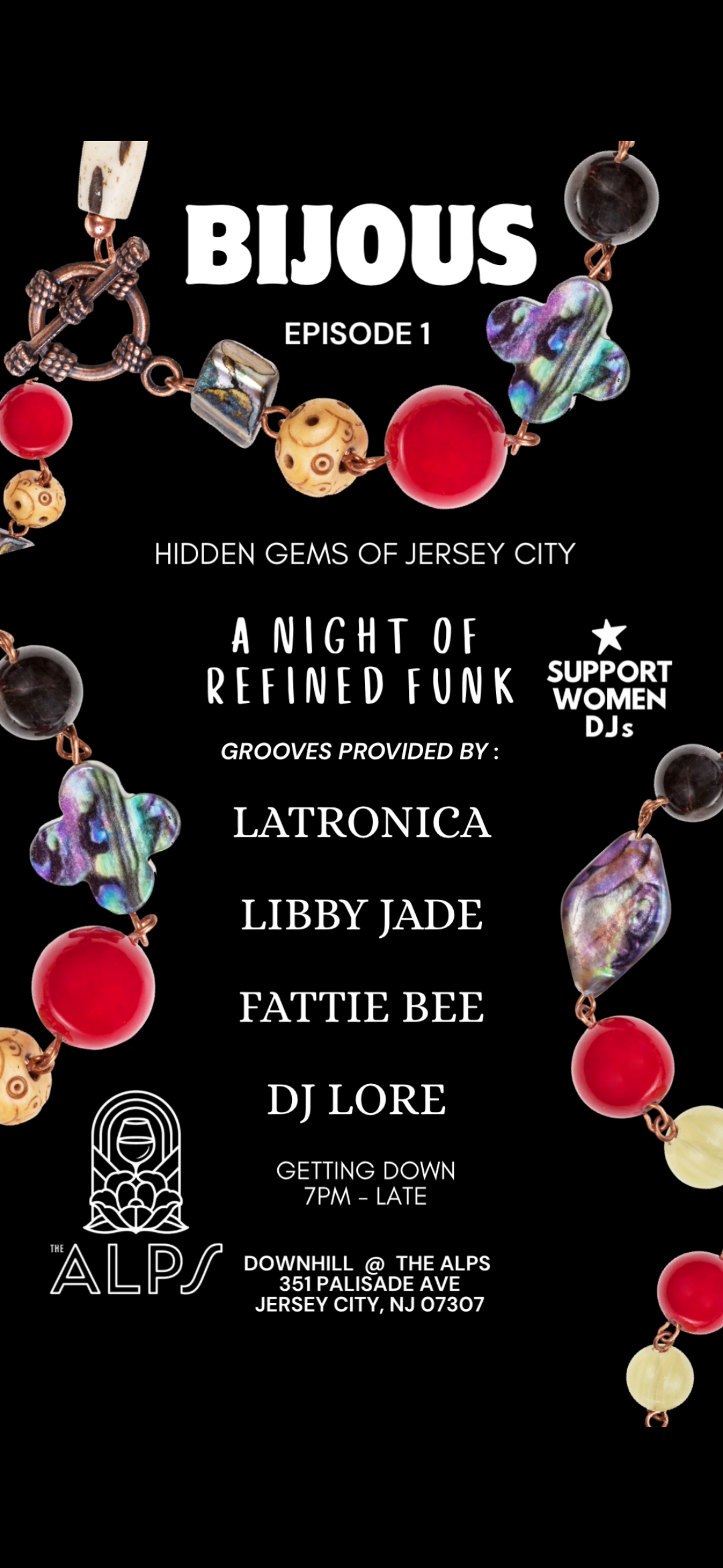 New Jersey Chapter: Bijous @ The Alps