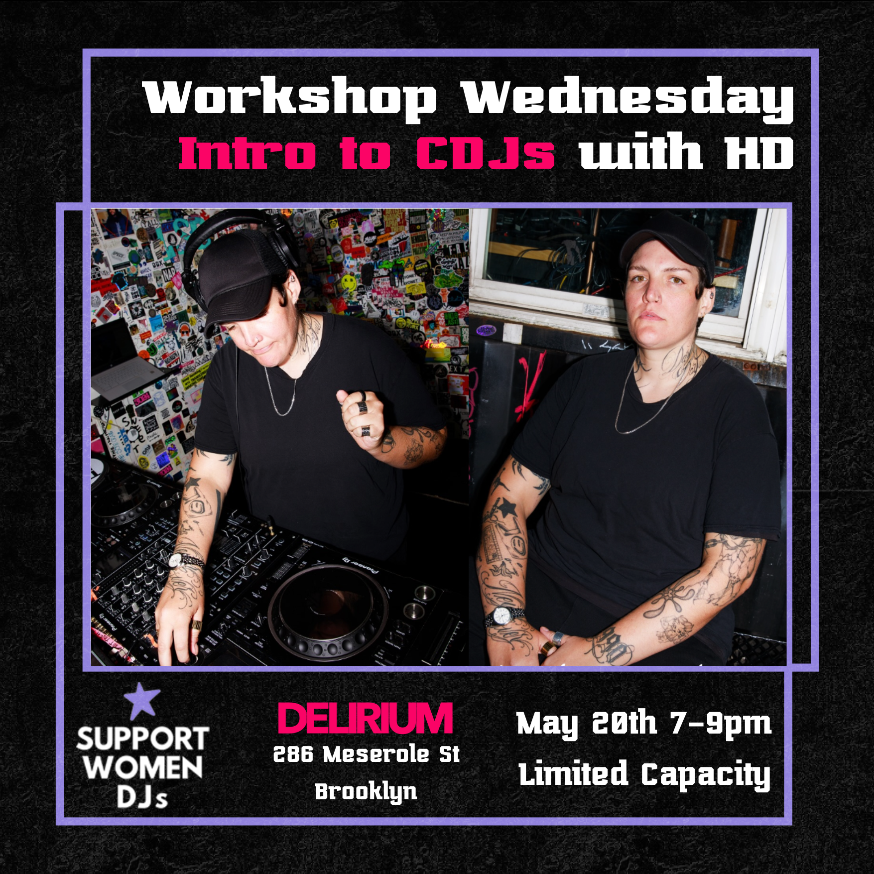 Workshop Wednesday: Intro to CDJs with HD