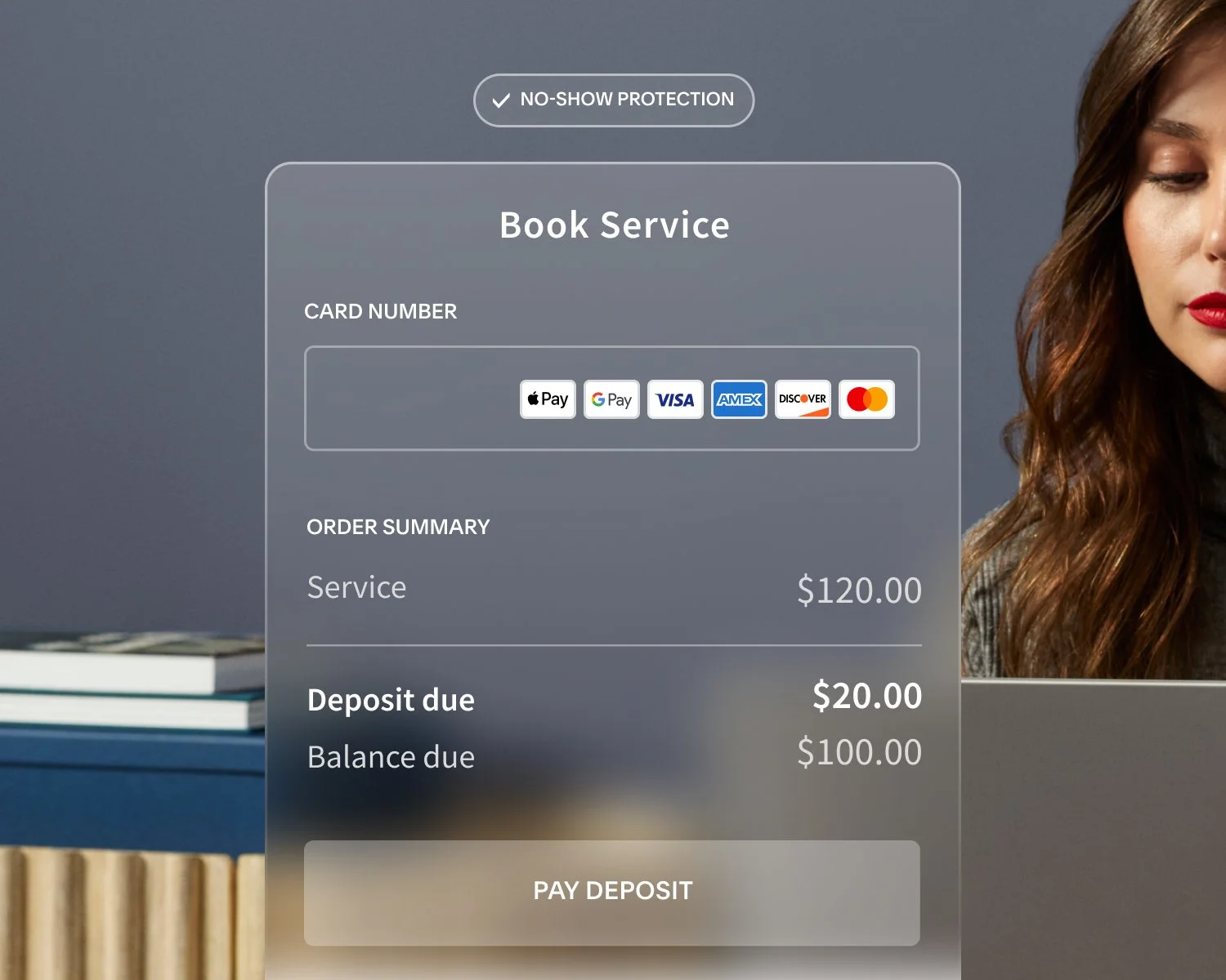 Booking Computer Pay Image Accept Bookings Online 24/7 | Online Booking Software - Acuity Scheduling