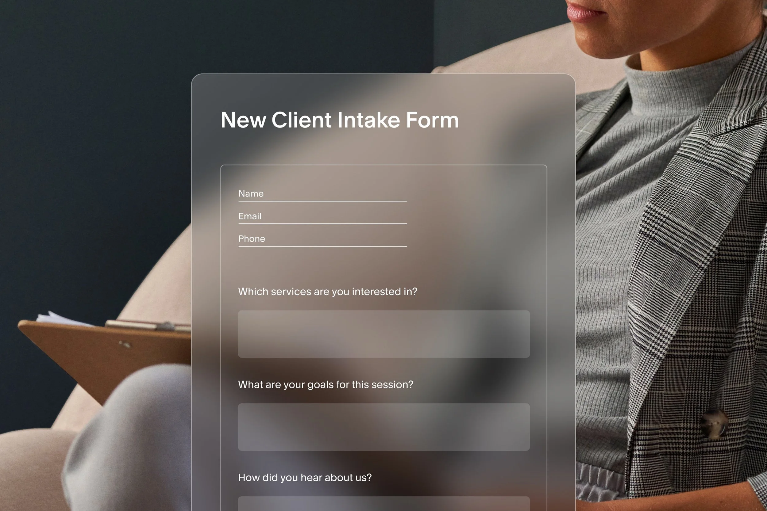 New client intake form template