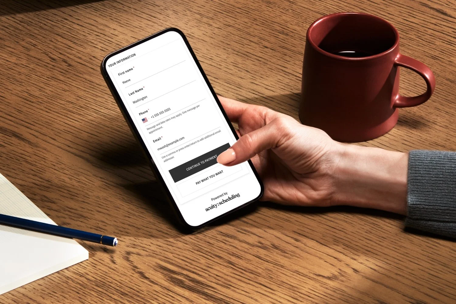 Online checkout with pay what you want pricing