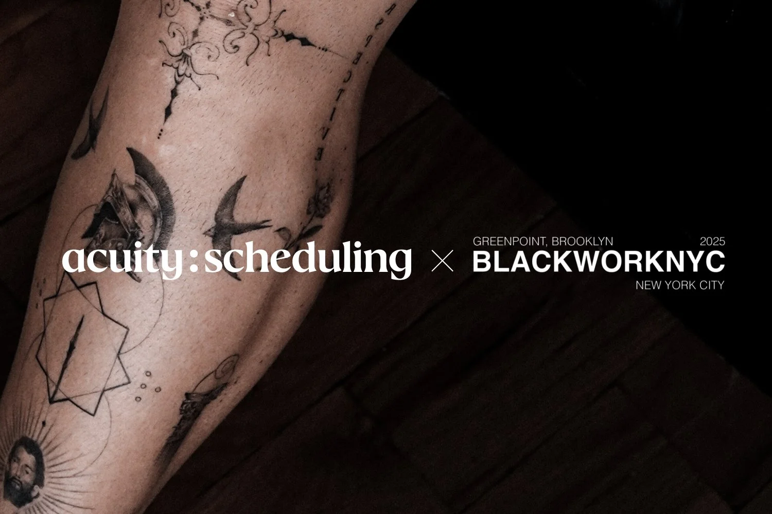 BlackworkNYC tattoos booked with Acuity Scheduling