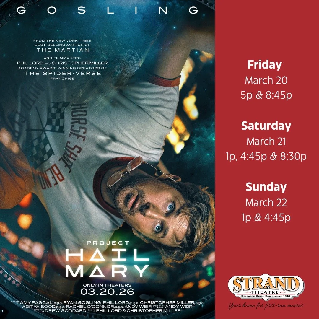 This weekend&rsquo;s lineup is stacked:
🚀 Project Hail Mary brings the heart and the heroics
🐾 Hoppers delivers big laughs and Pixar charm
🔪 Ready or Not 2 turns up the tension (and the fun)