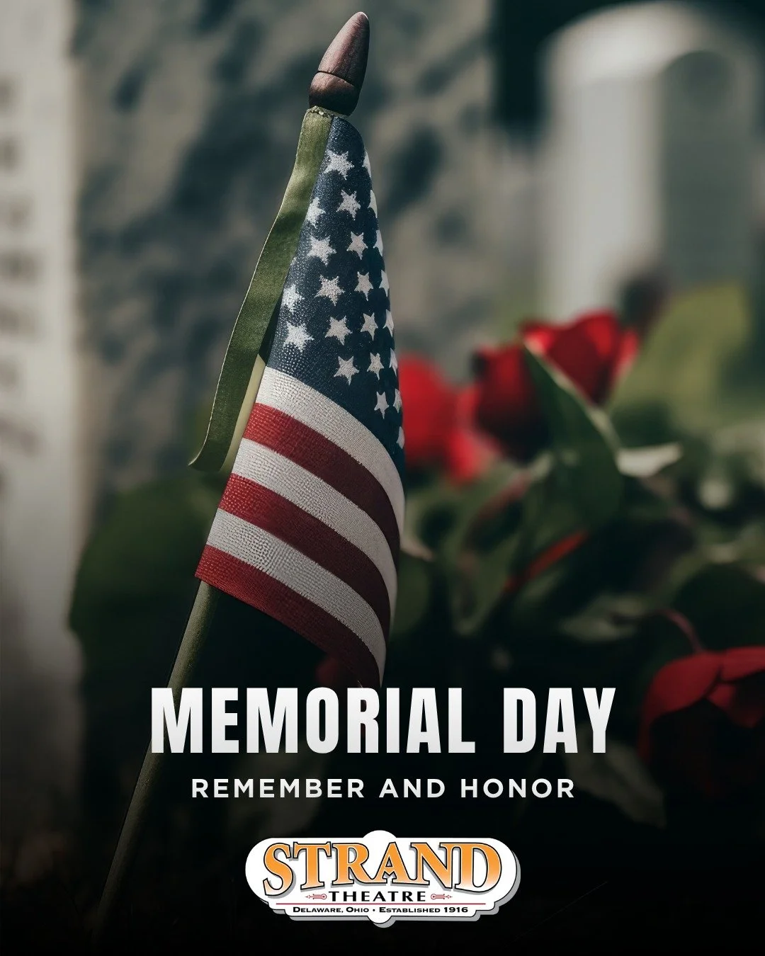 On Memorial Day, we reflect on the courage and sacrifice of those who never came home. ❤️🇺🇸

The Strand is proud to offer a year‑round discount for veterans and active military members. Details available at the box office.