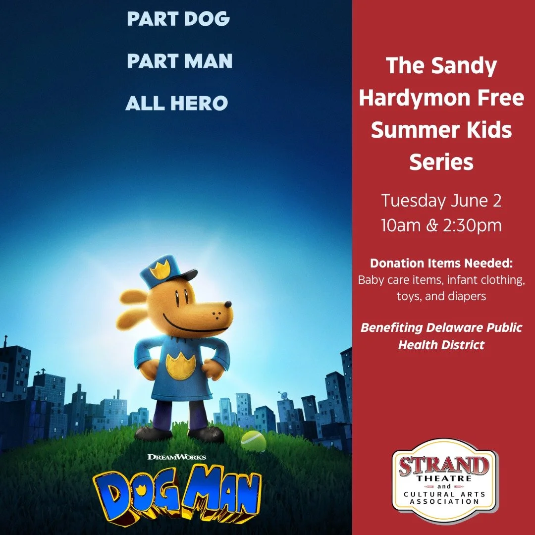 Don't miss it! The Sandy Hardymon Free Summer Kids Series starts next week! Bring a donation for the listed organization and enjoy a FREE movie! 🍿🎥