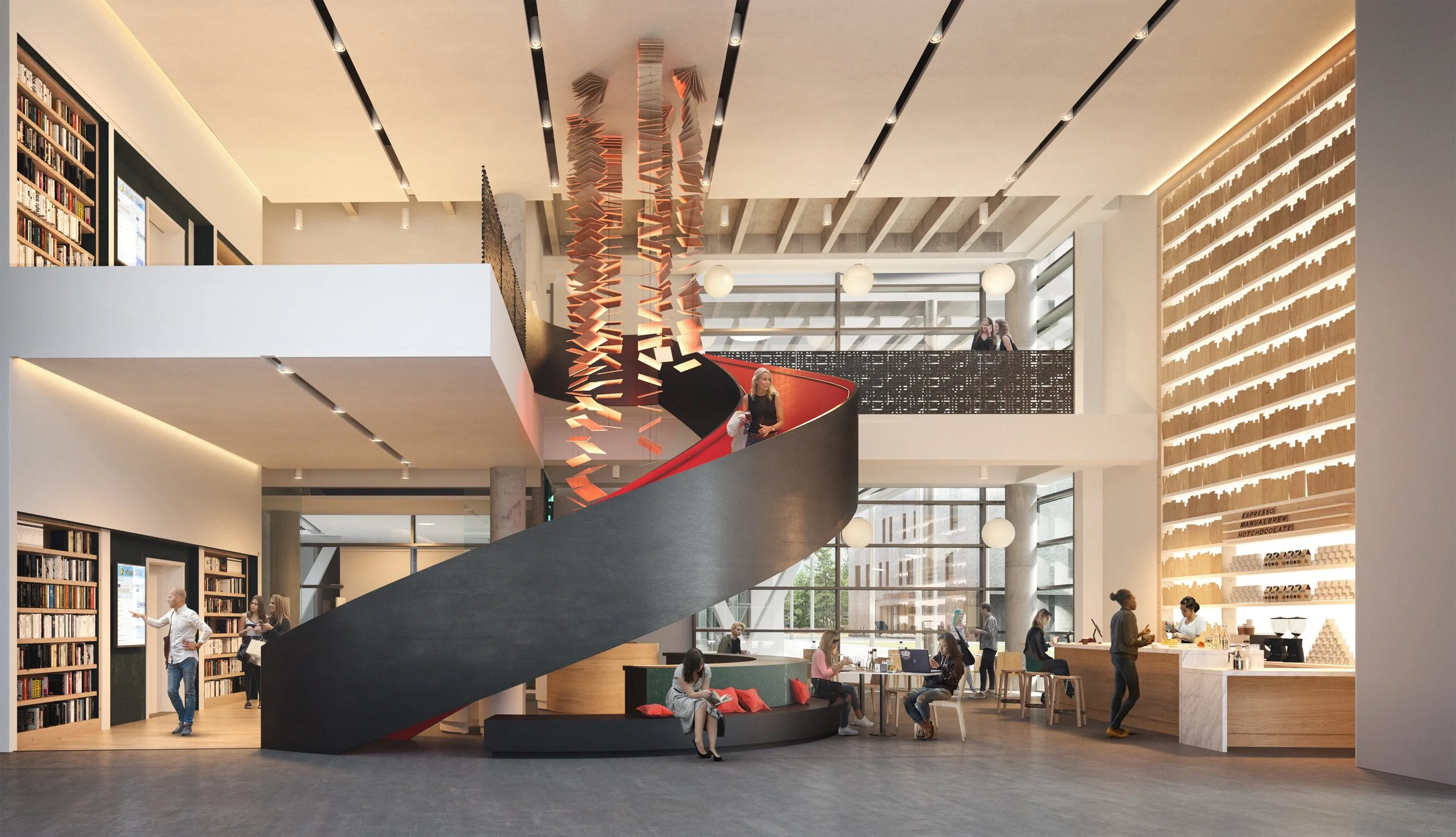 Del Mar College - South Campus - Administration Building - Library Rendering.jpg