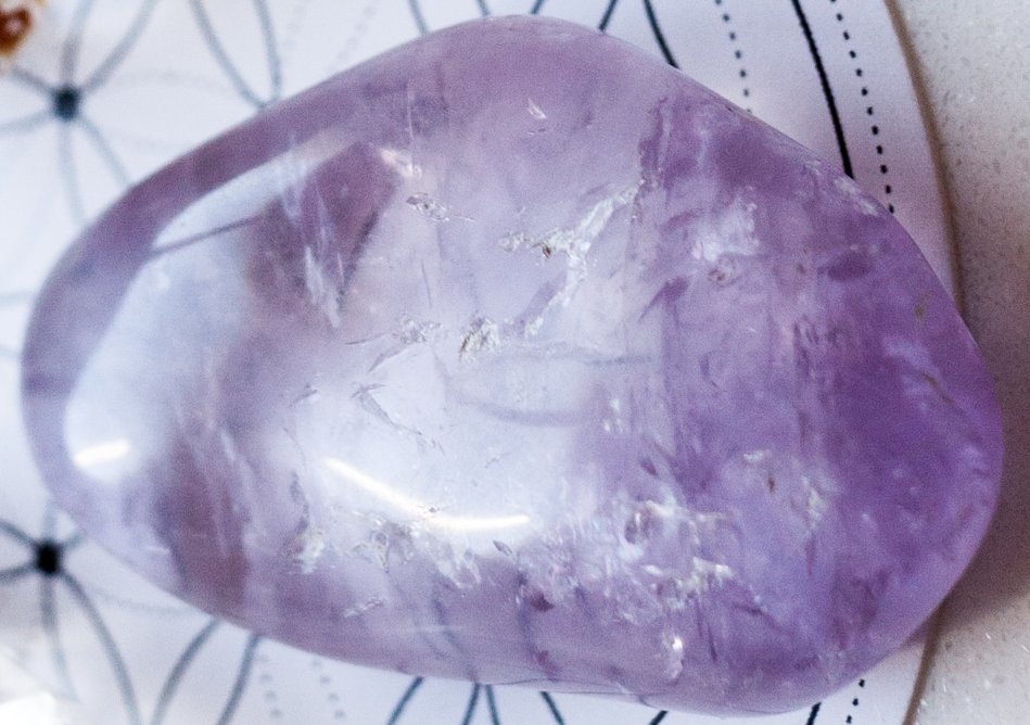 Our Springtime Villa Soy Candle includes Amethyst Gemstones inside and out