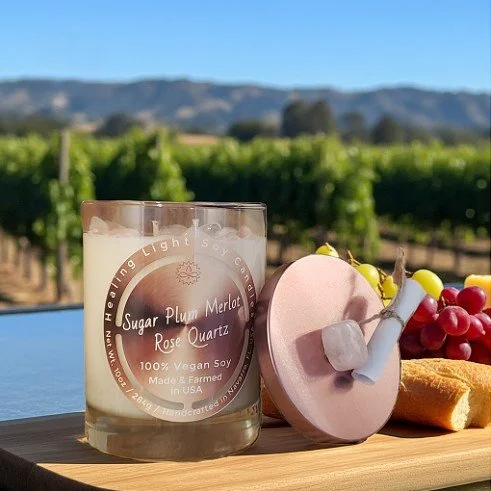 Sugar Plum Merlot Top Off at California Vinyard on a charcuterie board.jpg
