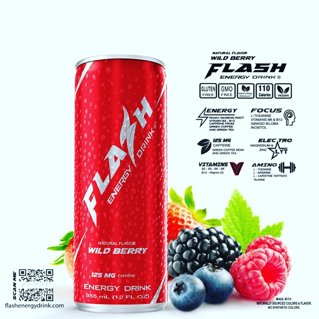 Wild Berry Flash Energy Drink&reg; - Experience the Power of Nature! 🍃💥

Available on Amazon - Free Shipping Indulge in a luscious blend of #natural ingredients crafted to invigorate your senses and elevate your energy. 🍓🍇🫐#FlashEnergyDrink #Wil