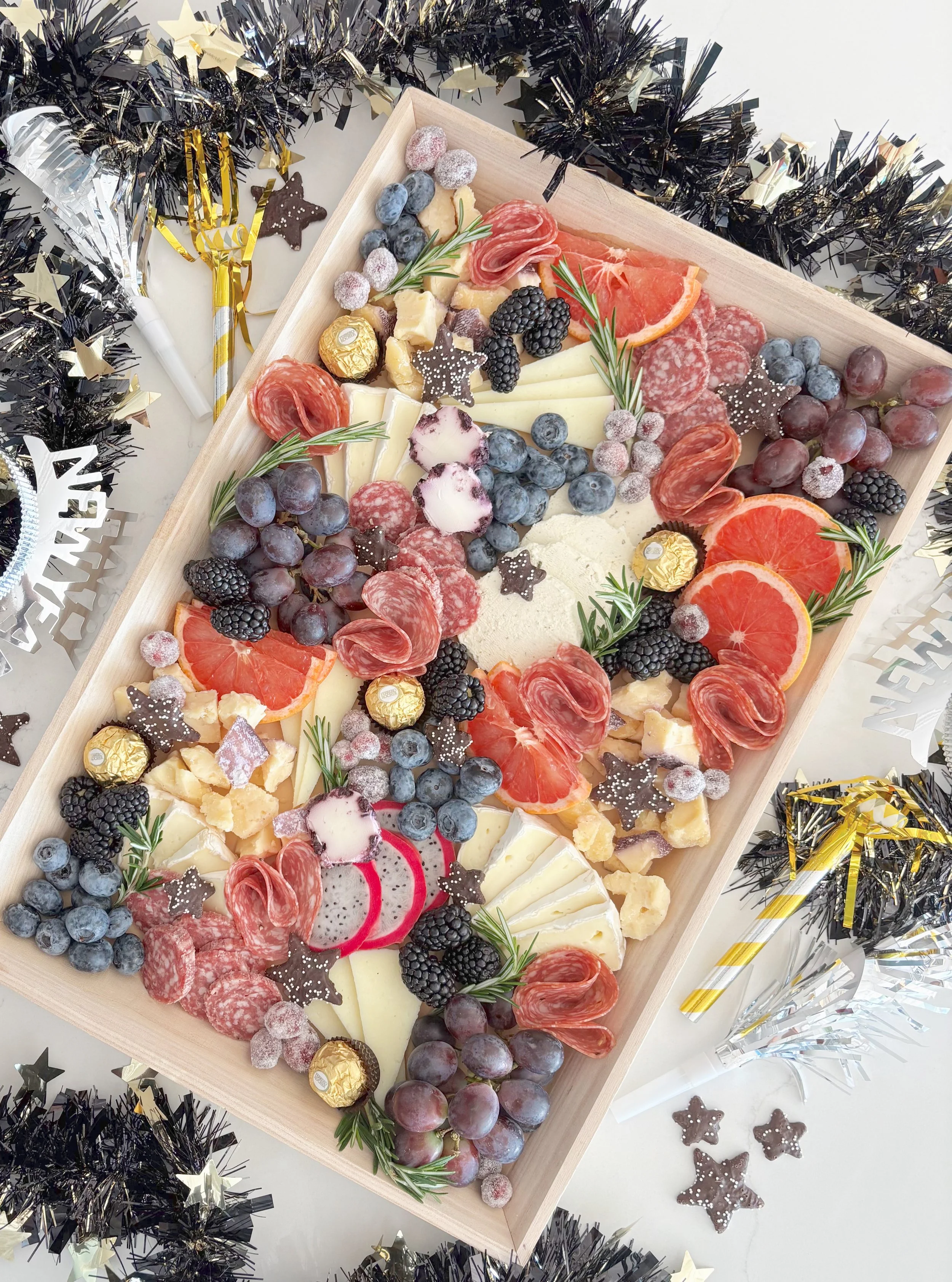 NYE Midnight Snack Board