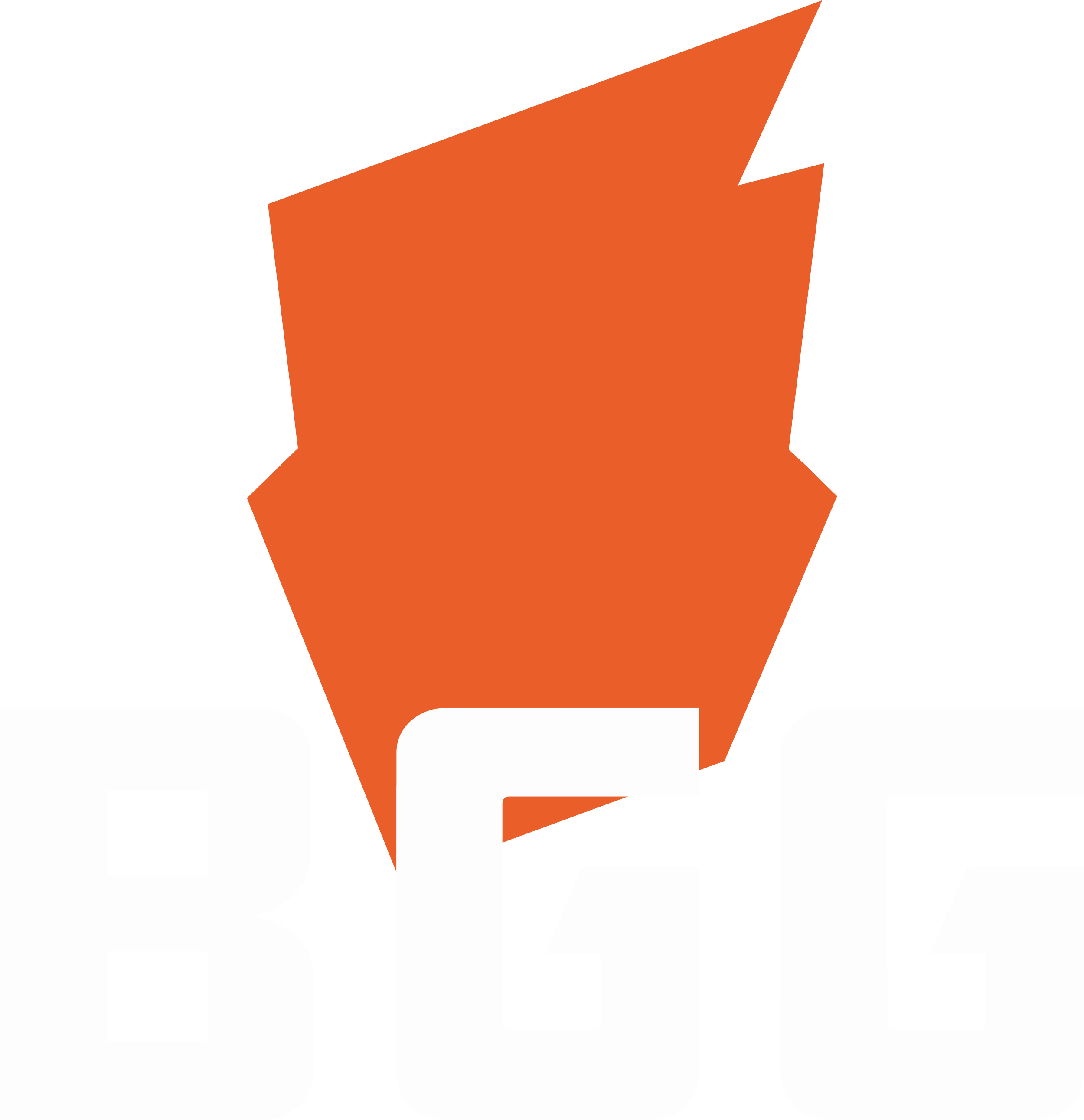 BoardGameGeek orange, blue, and white logo