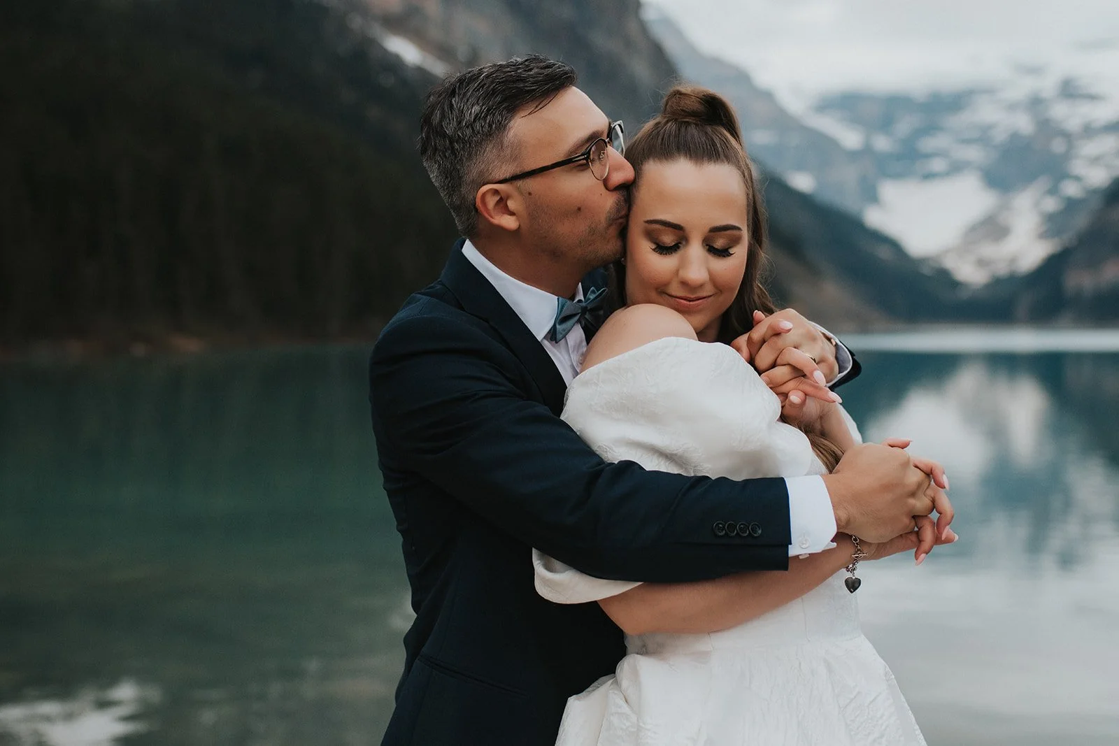 Lake Louise Elopement - Alberta Wedding Photographer
