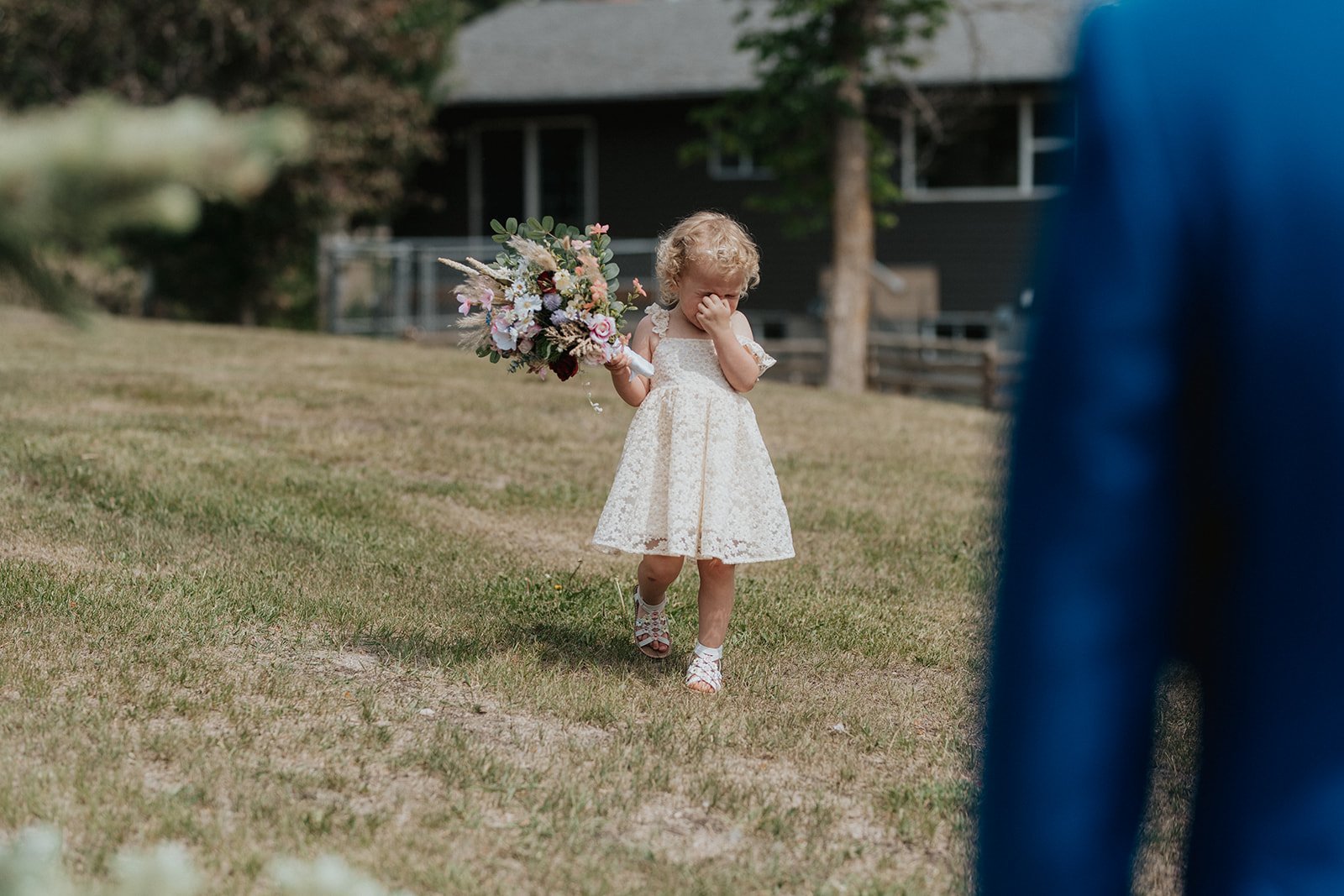 Flower Girl Documentary Style Wedding Edmonton