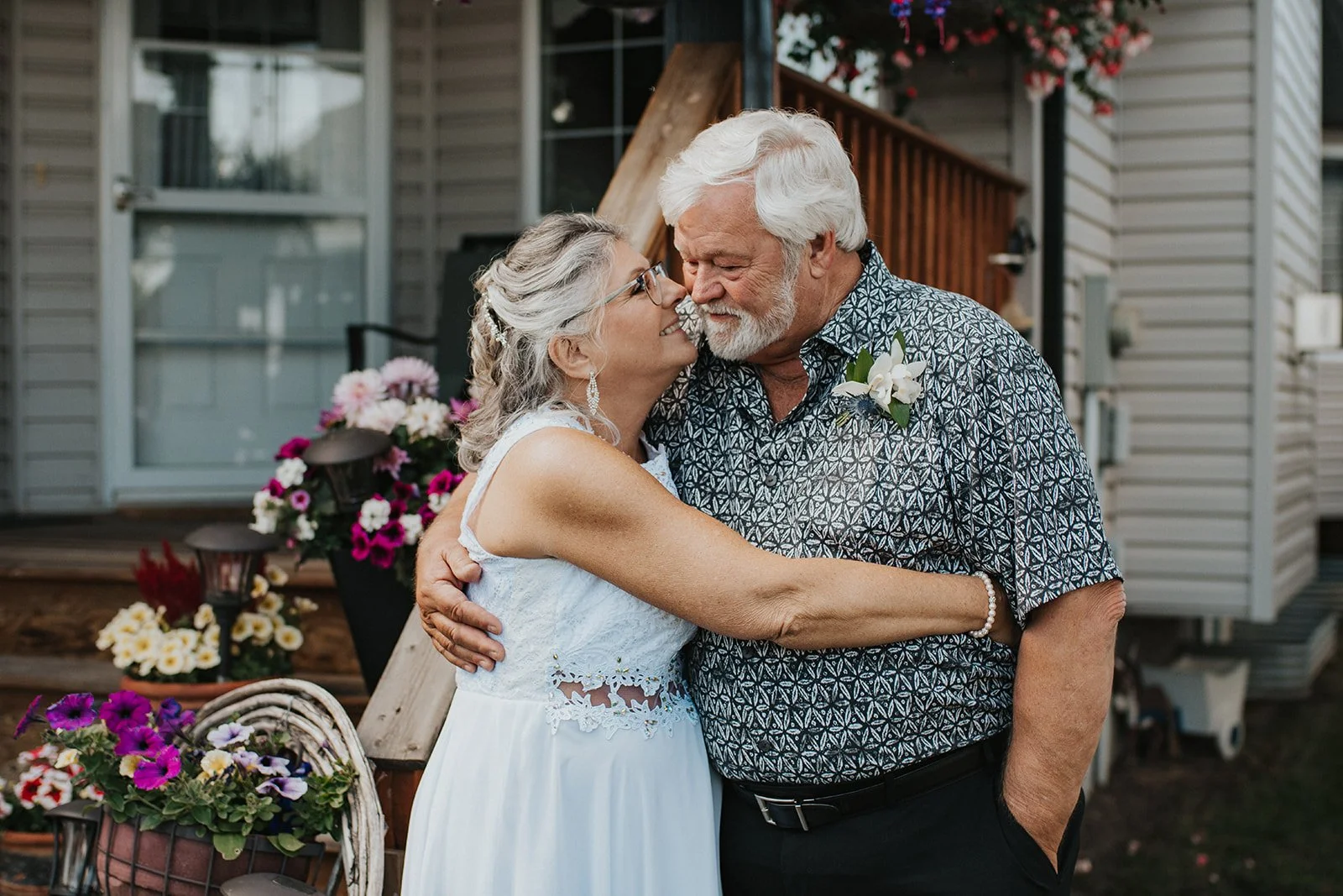 Happy Couple Wedding Portrait Edmonton