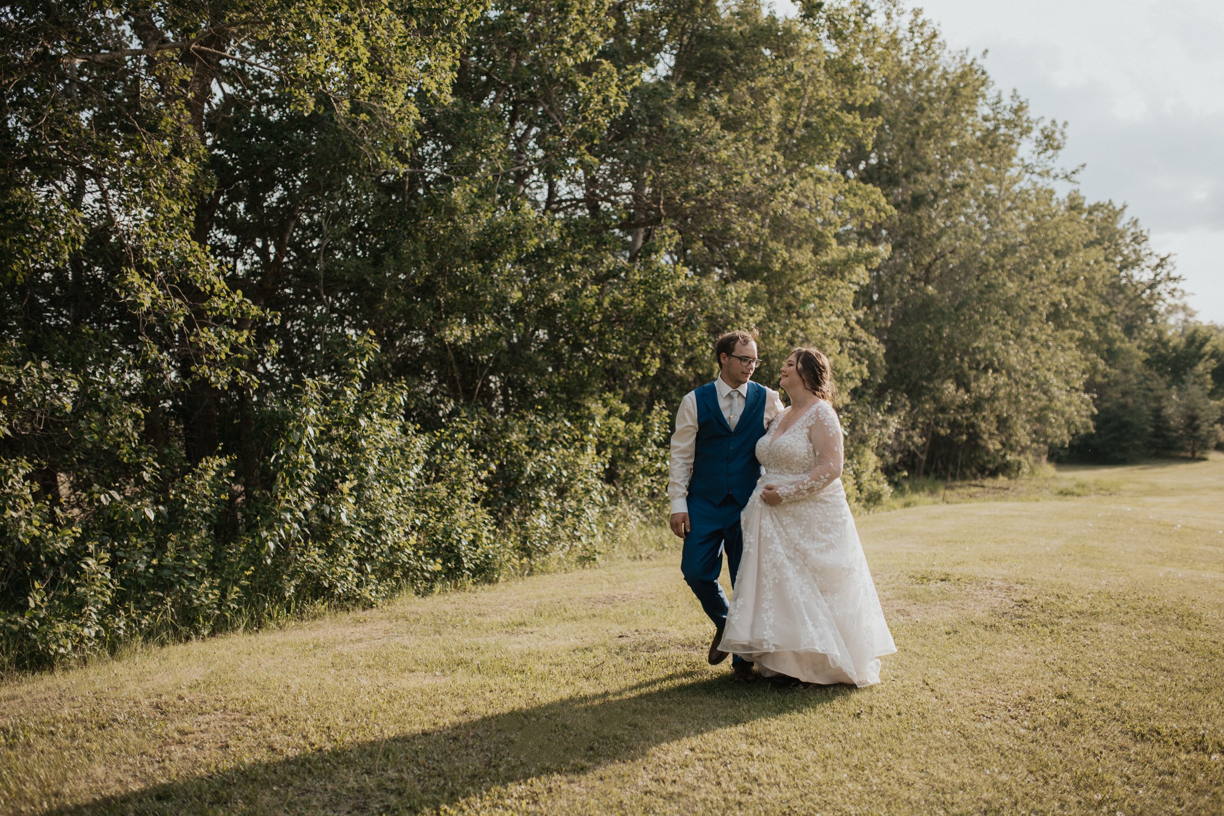 Couples Golden Hour Wedding Photography Session Bride and Groom