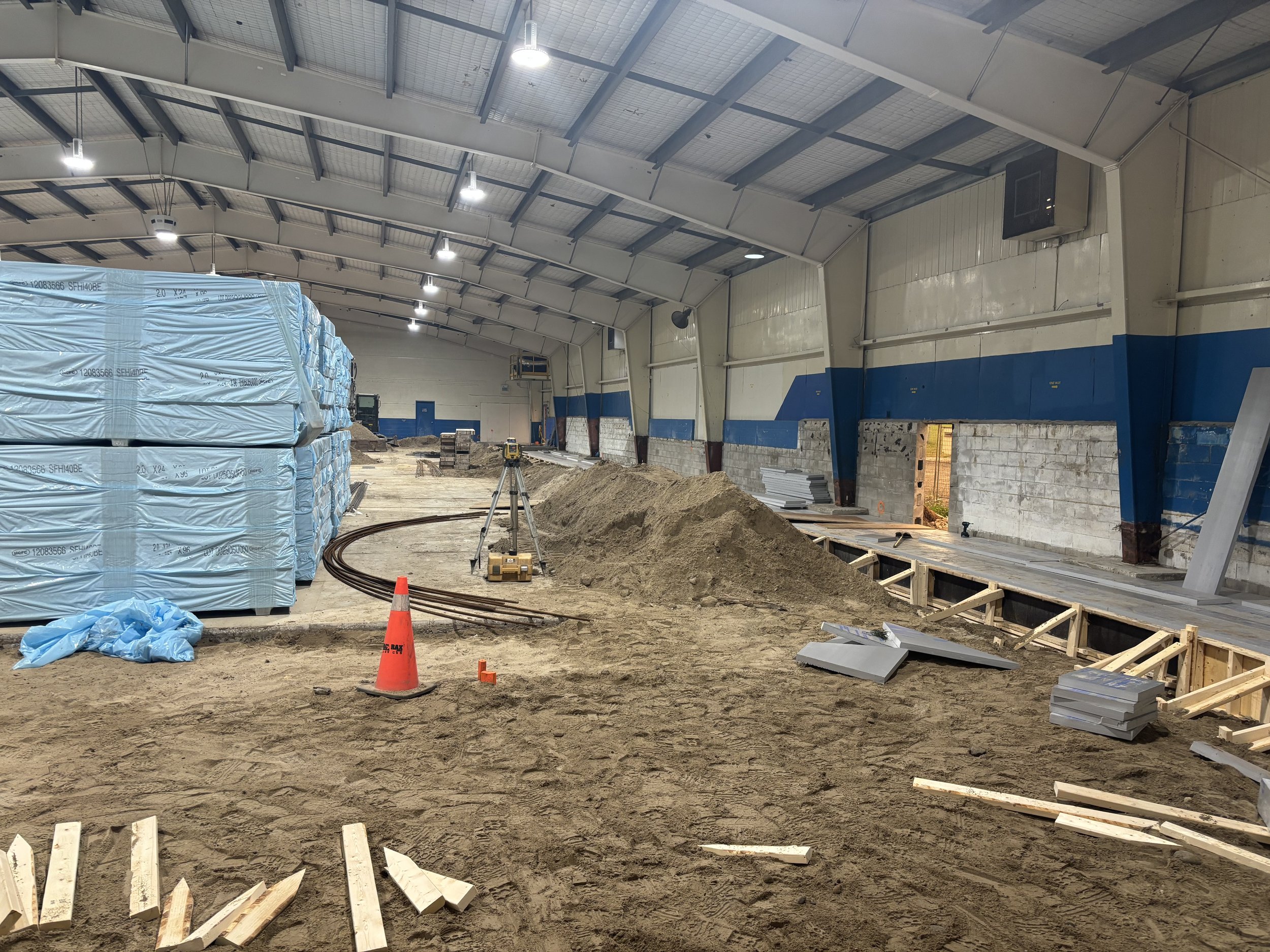 Rink Slab Removed
