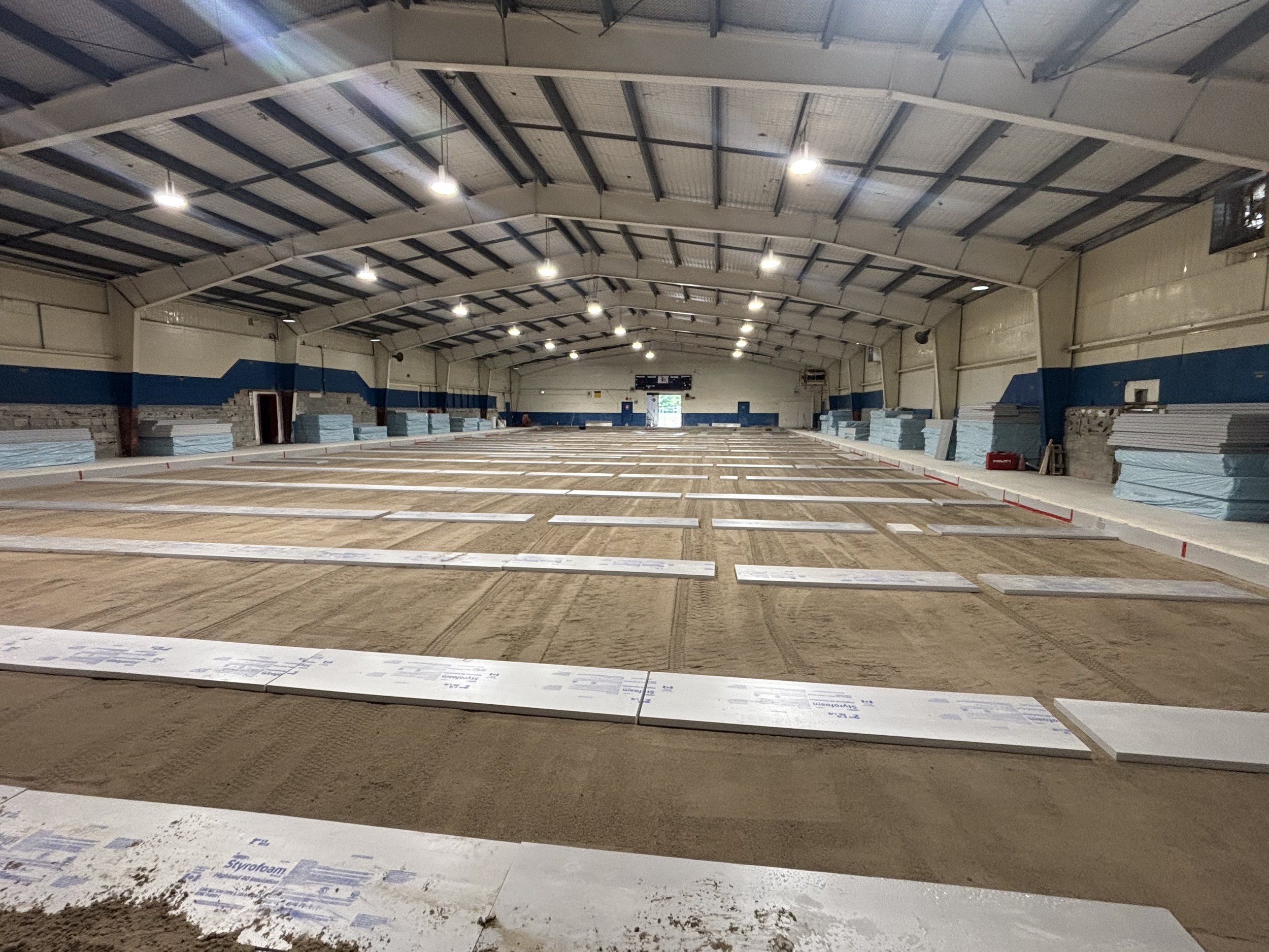 New Rink Slab Base