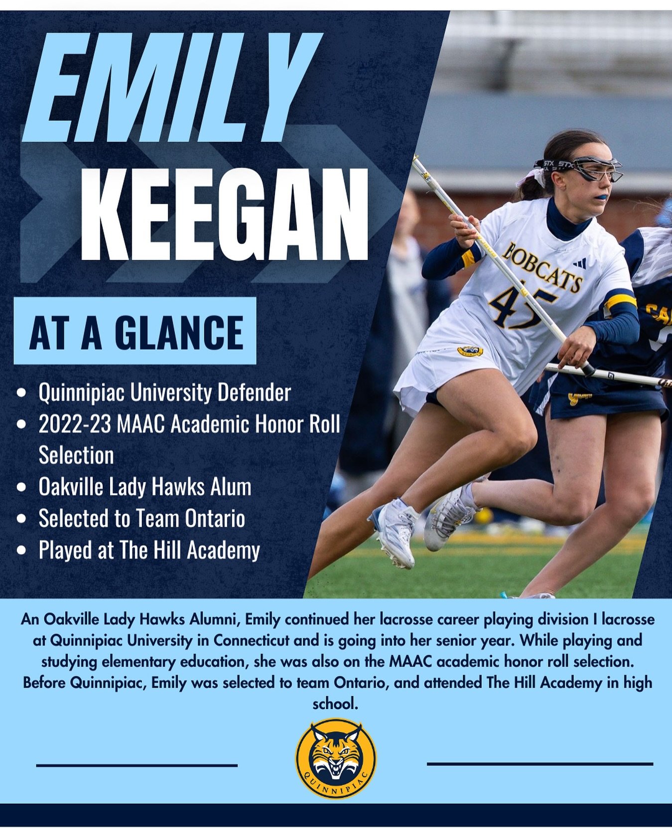 🥍☀️Introducing Coach Emily☀️🥍

Coach Emily joins us as a lacrosse instructor and as the Camp Lead for our Summer Camps at Linbrook School. With an extensive background in sports and leading camps like Camp Wenonah we are thrilled to have Emily on t