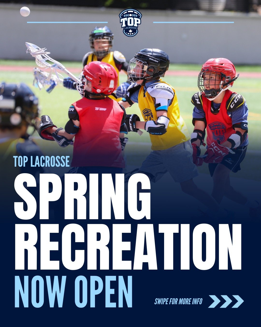 🚨 TOP LACROSSE SPRING REGISTRATION OPEN NOW! 🥍

❗️New for this season is our new Sixes League! Led by our rockstar team of coaches, this program provides athletes with a competitive and unique environment to learn lacrosse, develop their skills, an