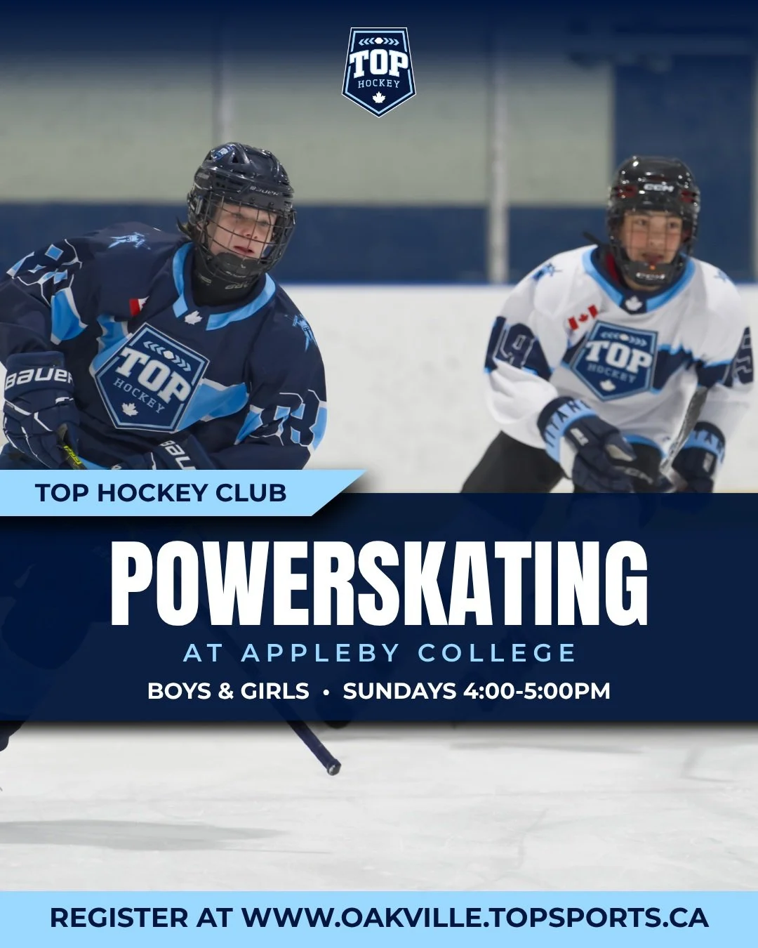 Program Spotlight 🏒 Powerskating and Skills🏒

Our Powerskating and Skills program starts one week today! This program is a development-focused program that combines high-quality professional coaching with a comprehensive curriculum that focuses on 