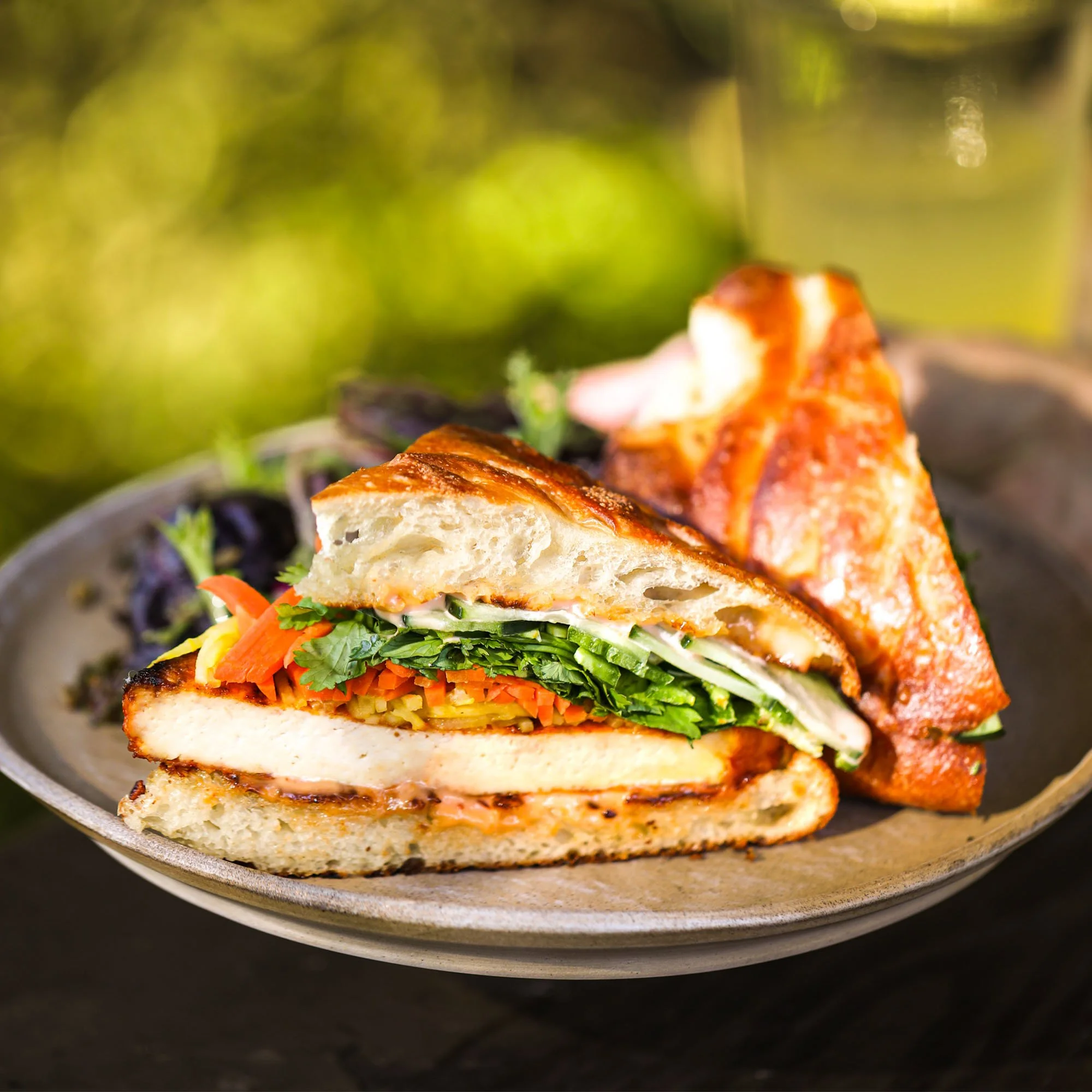 housemade tofu bahn mi