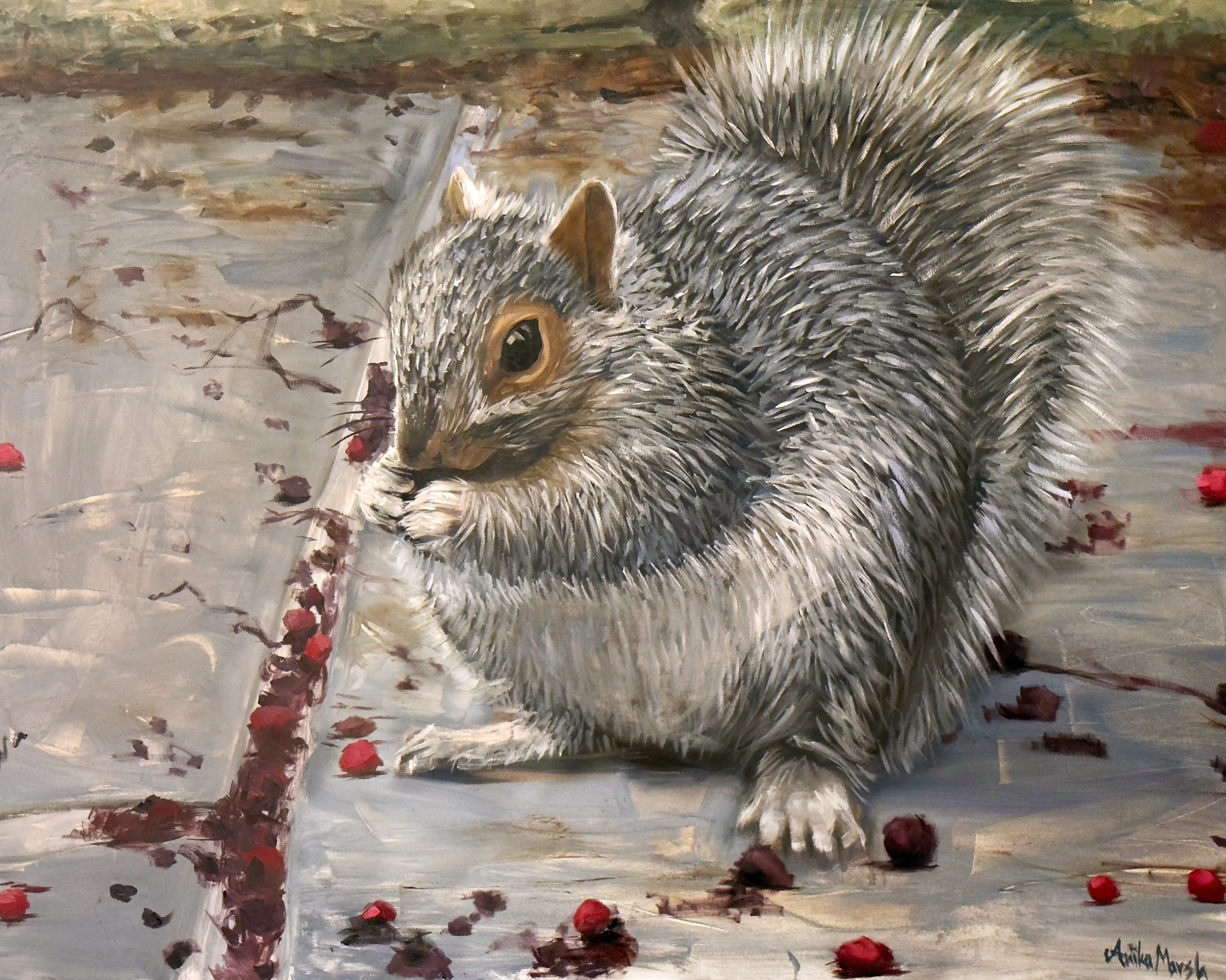 'Berry Snacker' Limited Edition Print