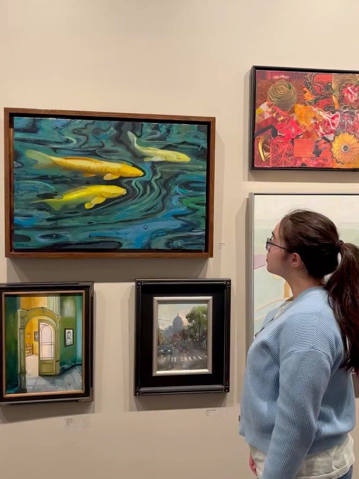 Happy spring🌷Here are my three favorite paintings of the 1st quarter of 2026 ✨🎨
You can find more info on these paintings, other prints, and some stationeries on my website, link in my bio.

#oilpaintings #koifishpainting #birdpainting #originalart