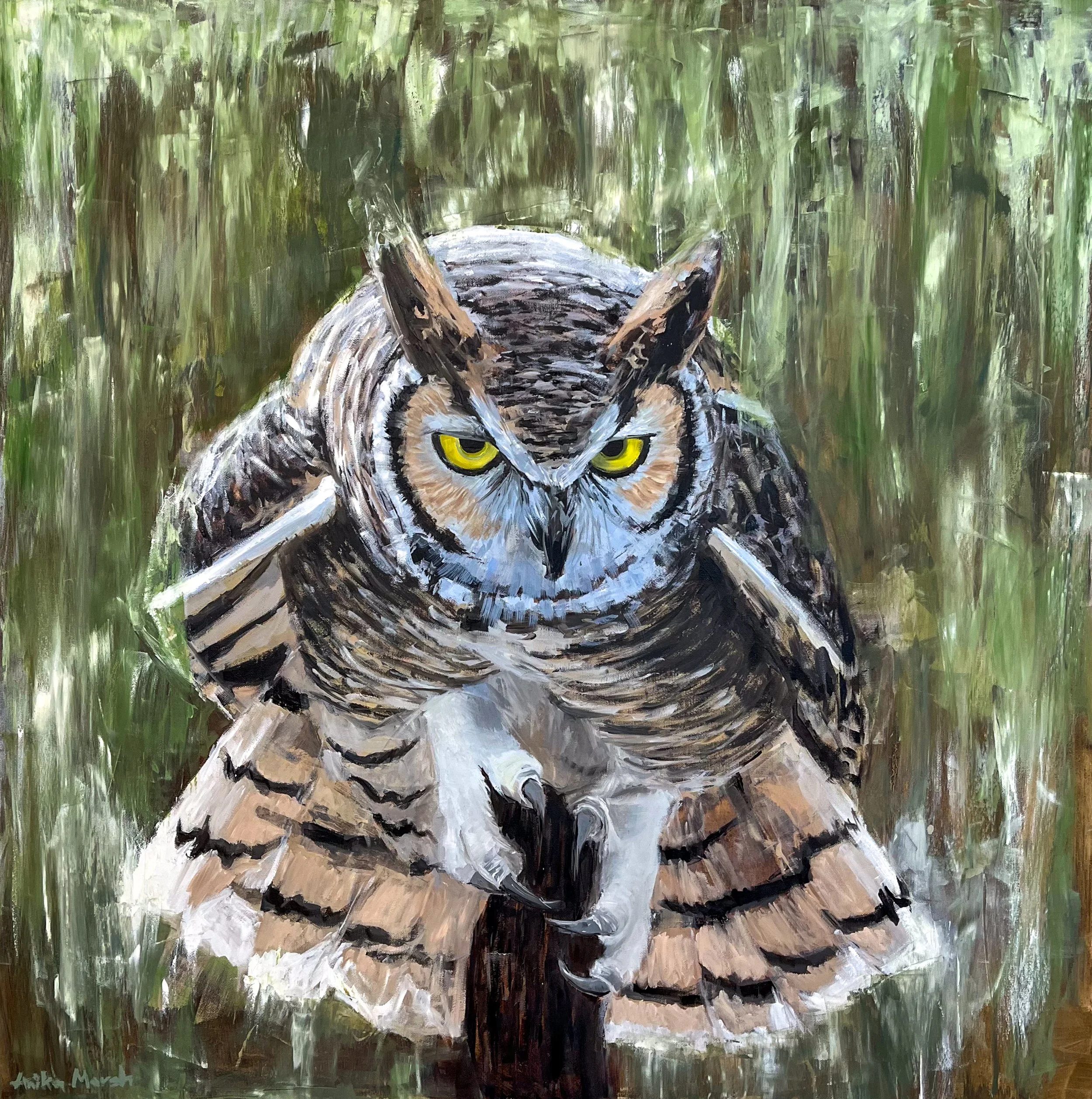 'Great Horned Owl' Limited Edition Print