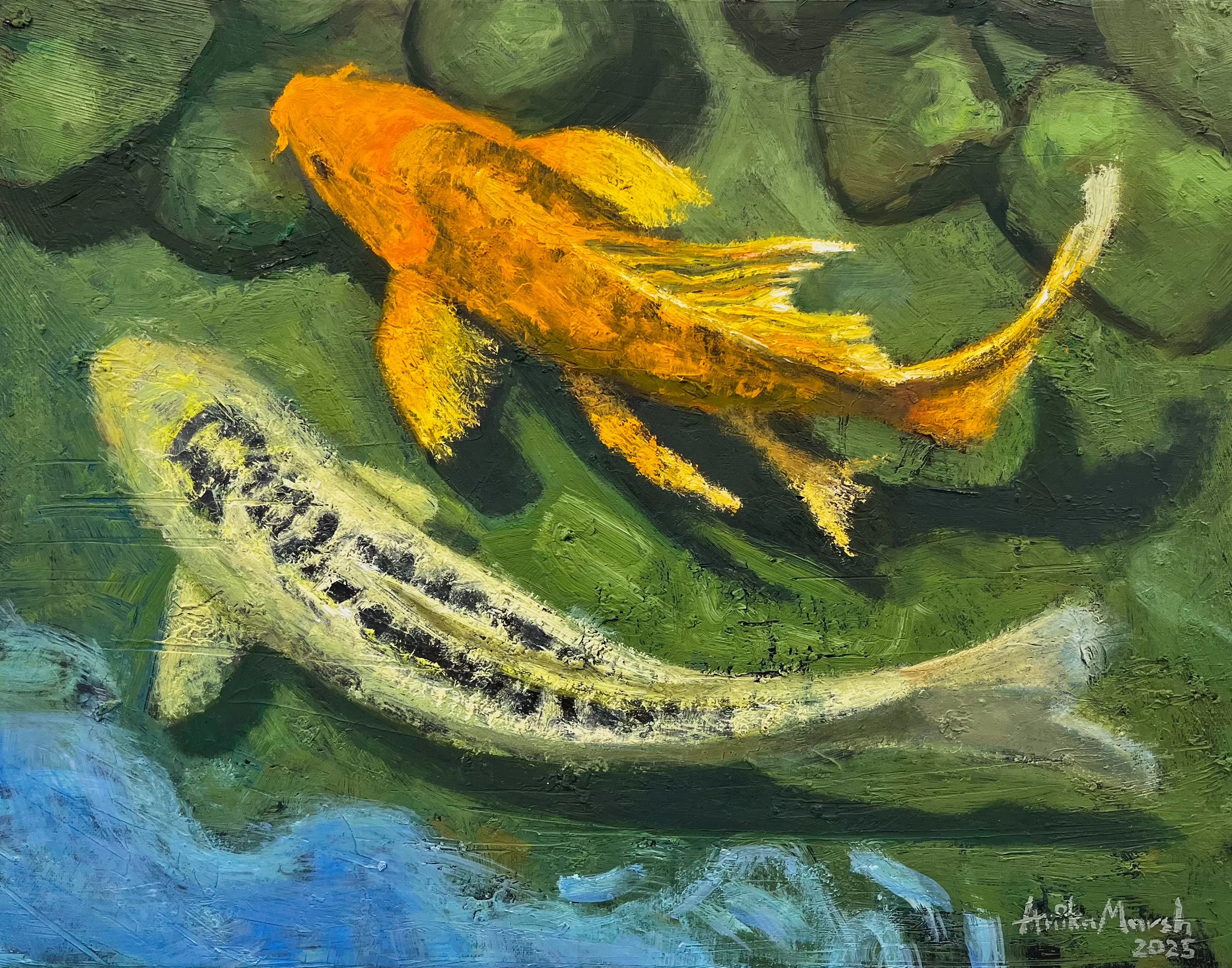 Lost Together in Pond of Tranquility (11x14).jpg