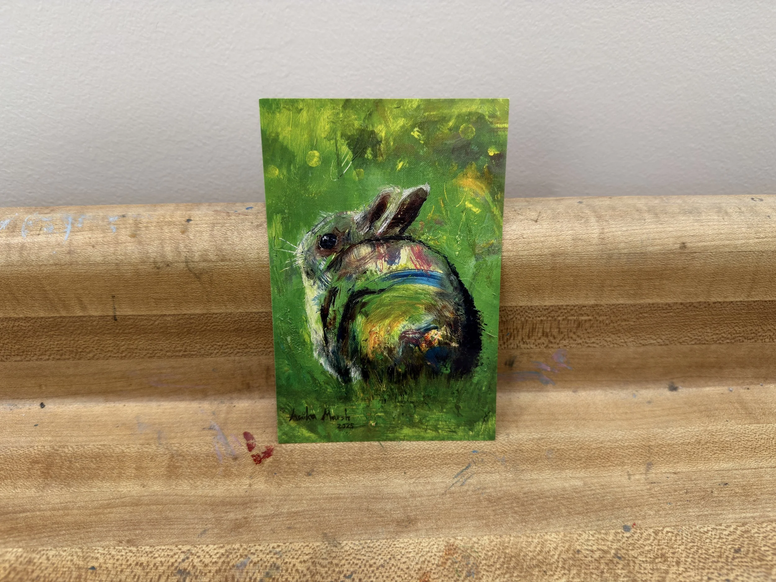 'Spring Bunny in Boston' Postcard