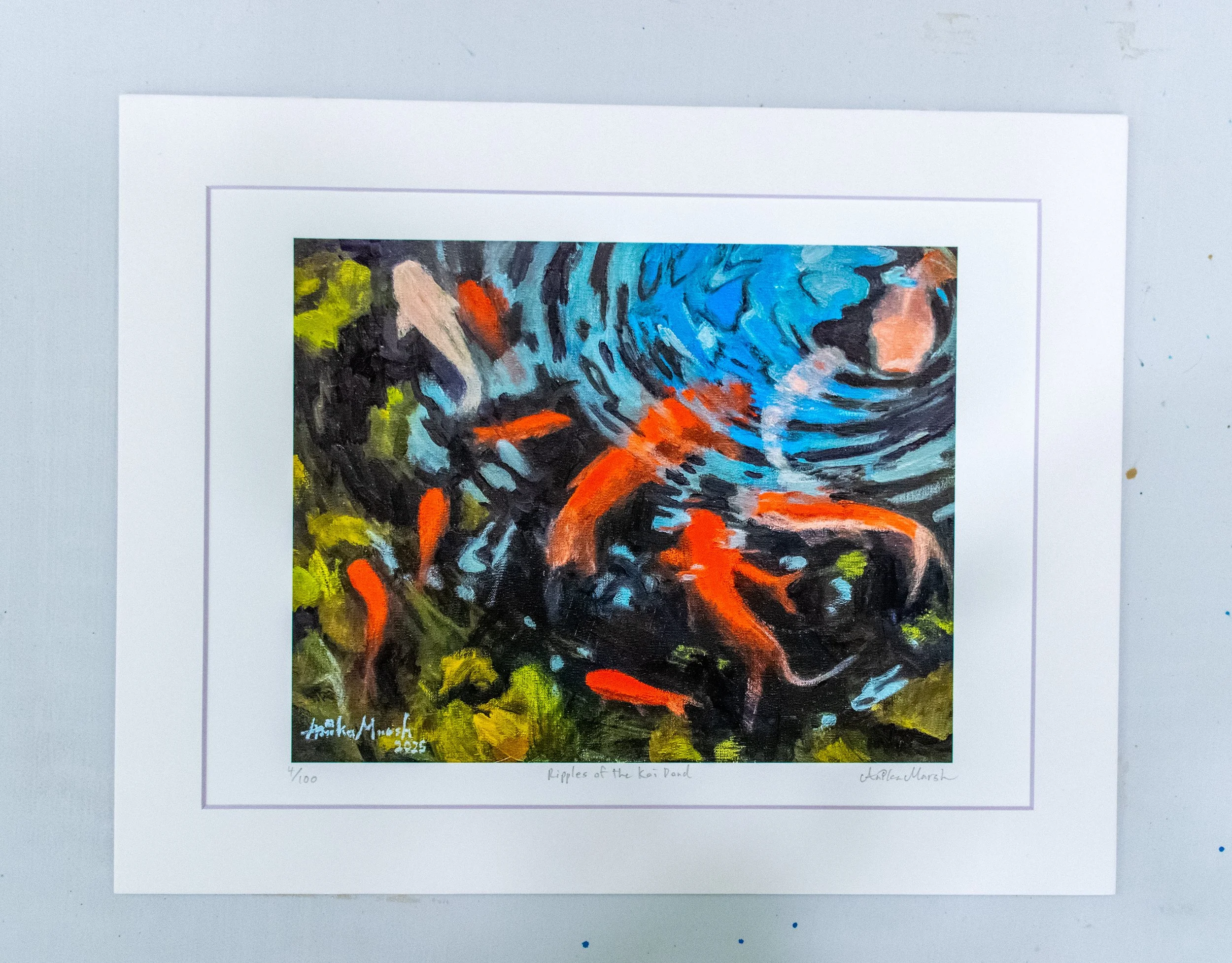 'Ripples of the Koi Pond' Limited Edition Print