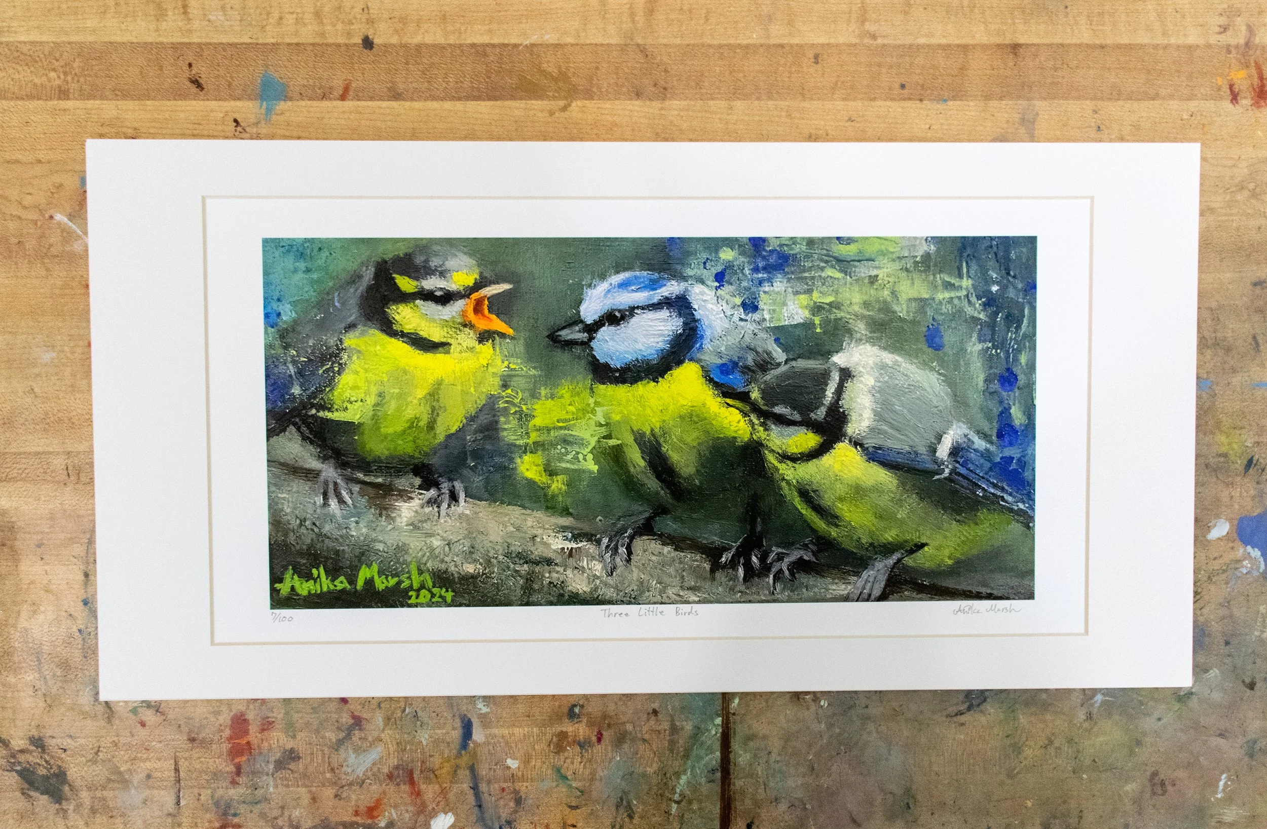 'Three Little Birds' Limited Edition Print