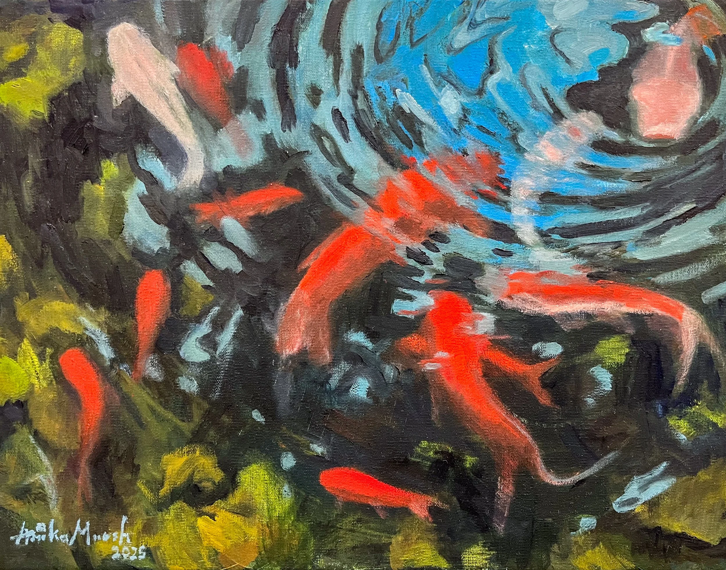 Ripples of the Koi Pond (11x14) 1.jpg