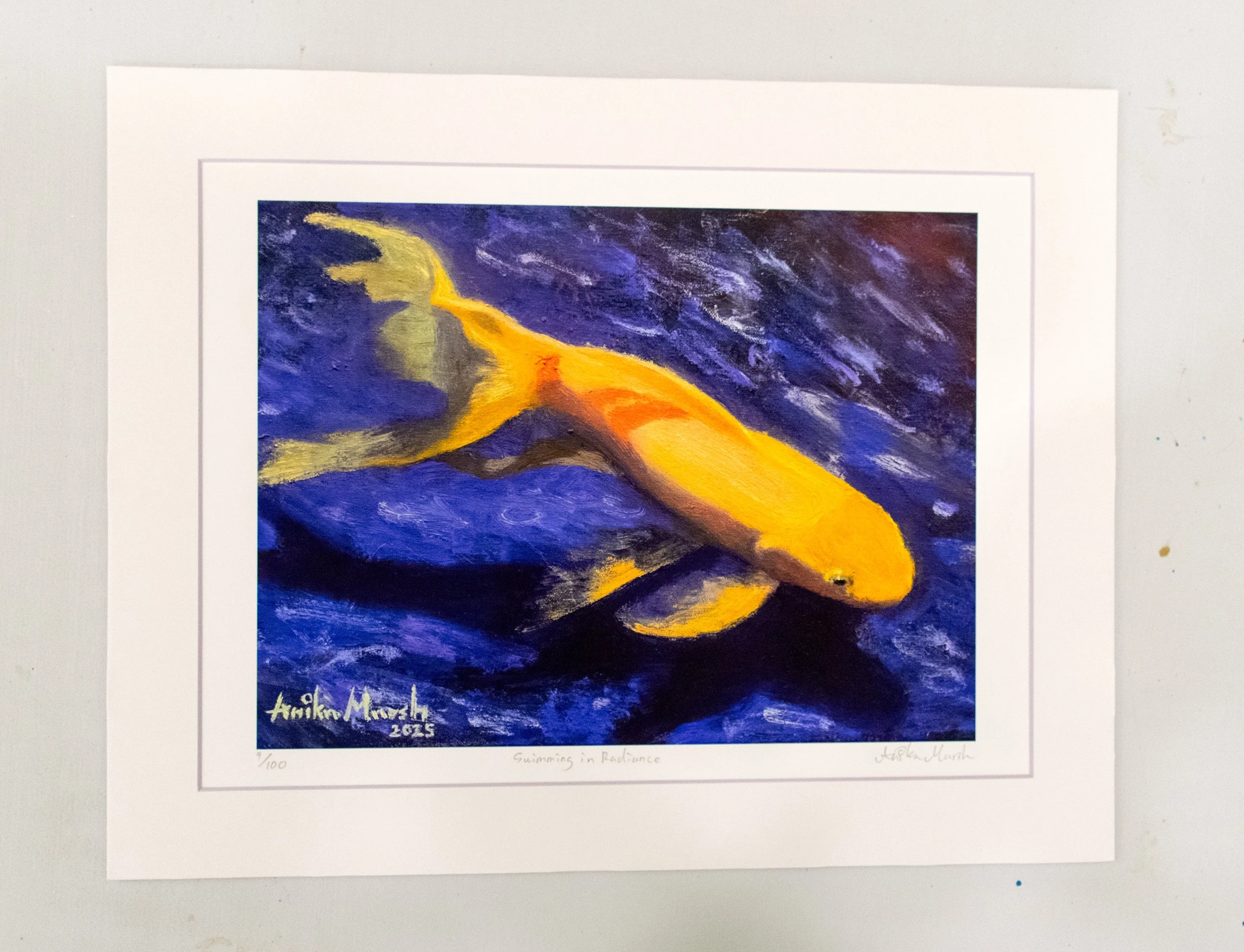 'Swimming in Radiance' Limited Edition Print