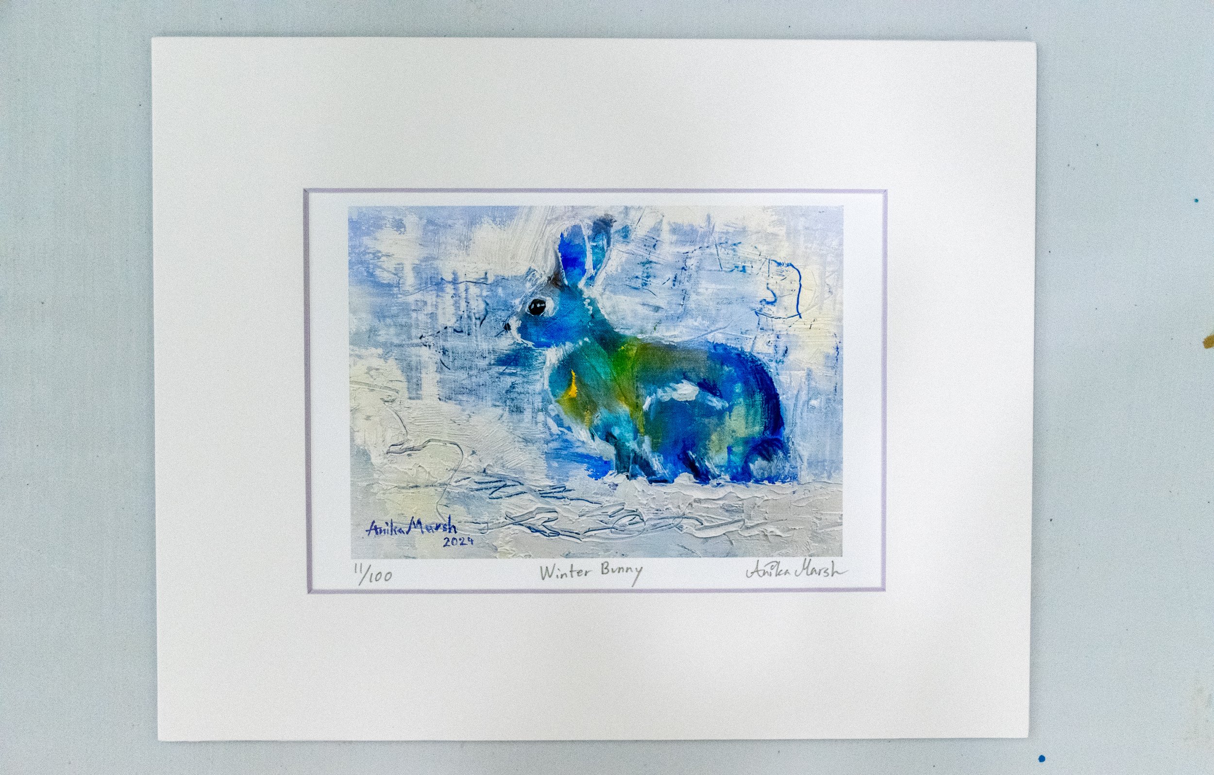 'Winter Bunny' Limited Edition Print
