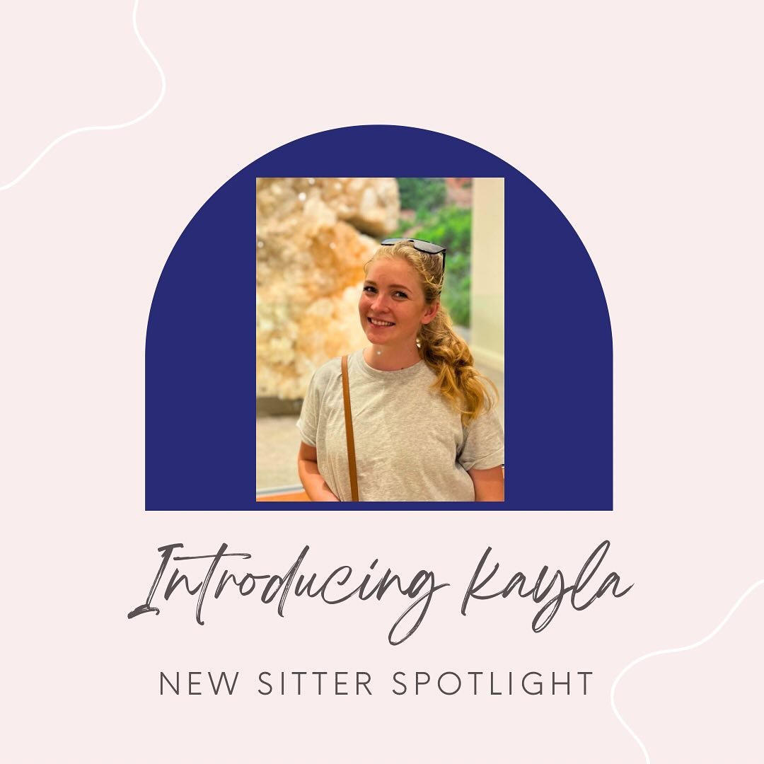 ⭐️ NEW SITTER SPOTLIGHT-Meet Kayla!

Kayla joined Nittany Nannies last month. She is brand new to State College, so let&rsquo;s give her a warm welcome! ⭐️