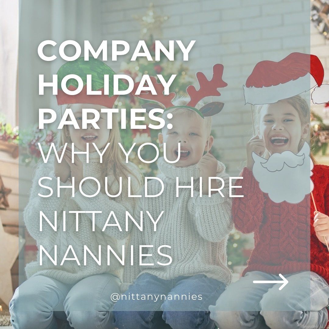 Looking for a fun, reliable, and experienced team to keep the little ones entertained during your company holiday party? 🎄 Hire Nittany Nannies and let us take care of the kids while you and your team enjoy a festive evening worry-free!

#nannyagenc