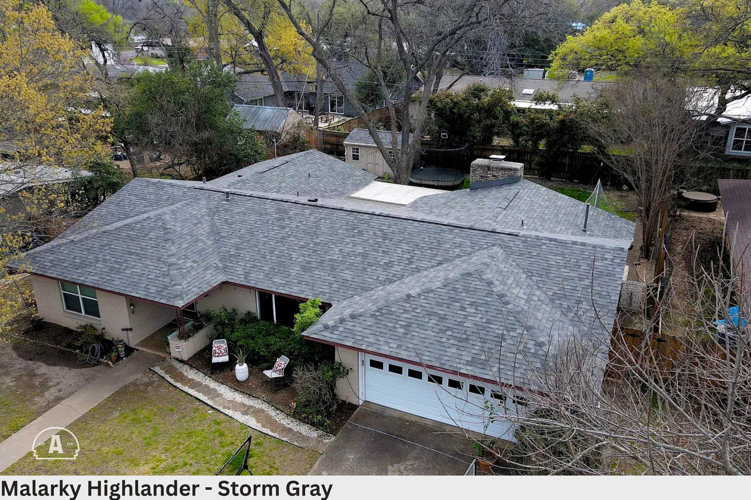 Malarky Highlander Storm Gray Shingle Roof