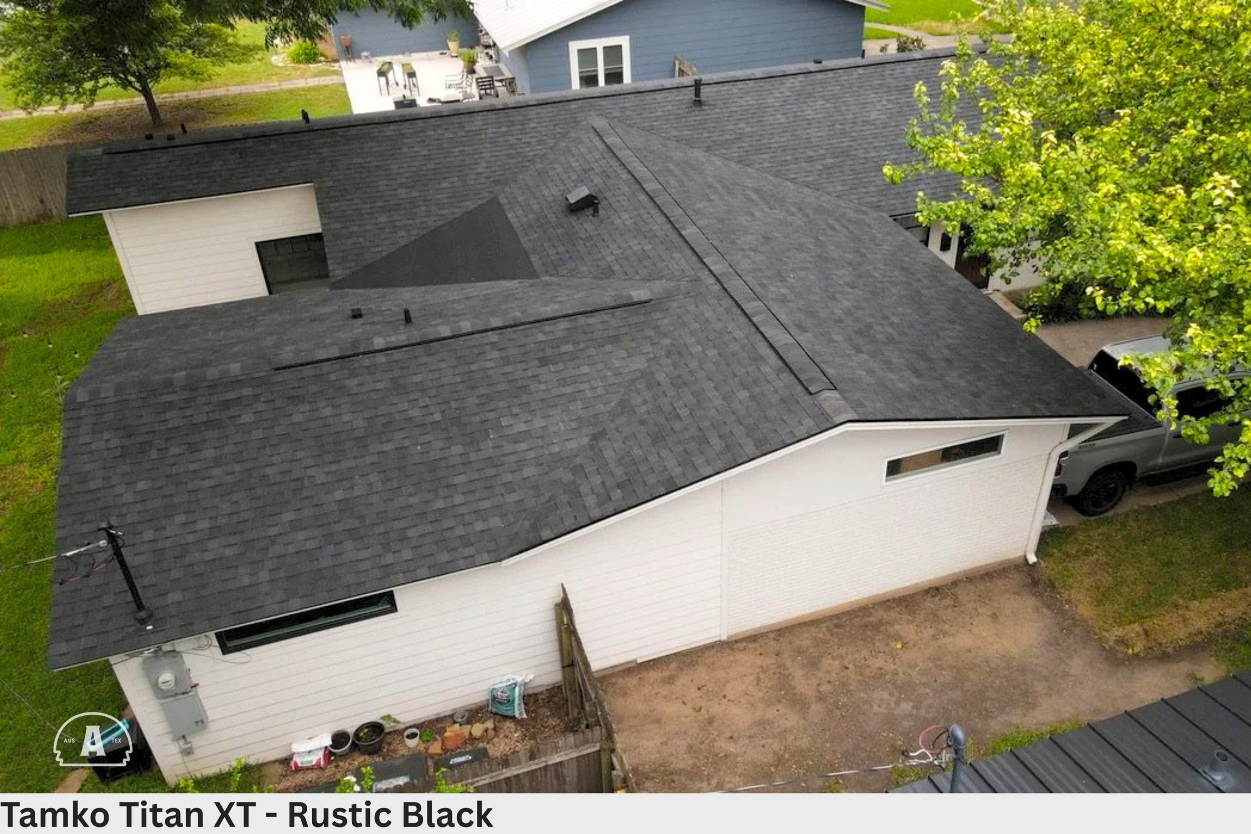 Tamko Titan XT Rustic Black Shingle Roof