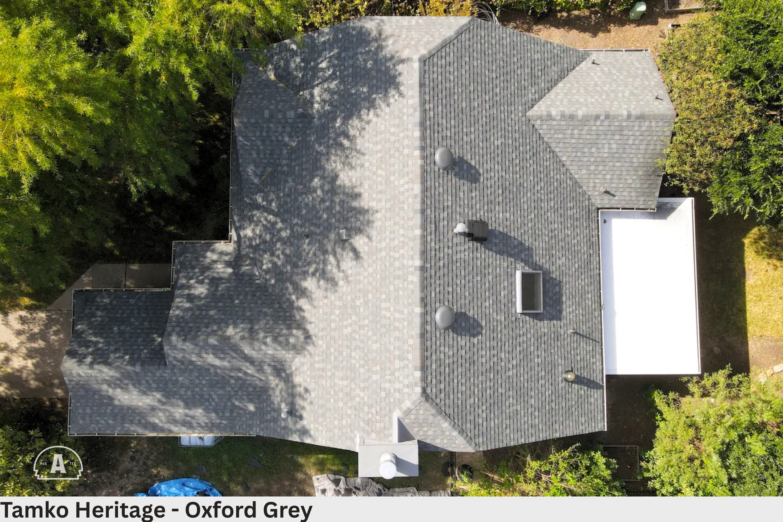 Tamko Heritage Oxford Grey Shingle Roof