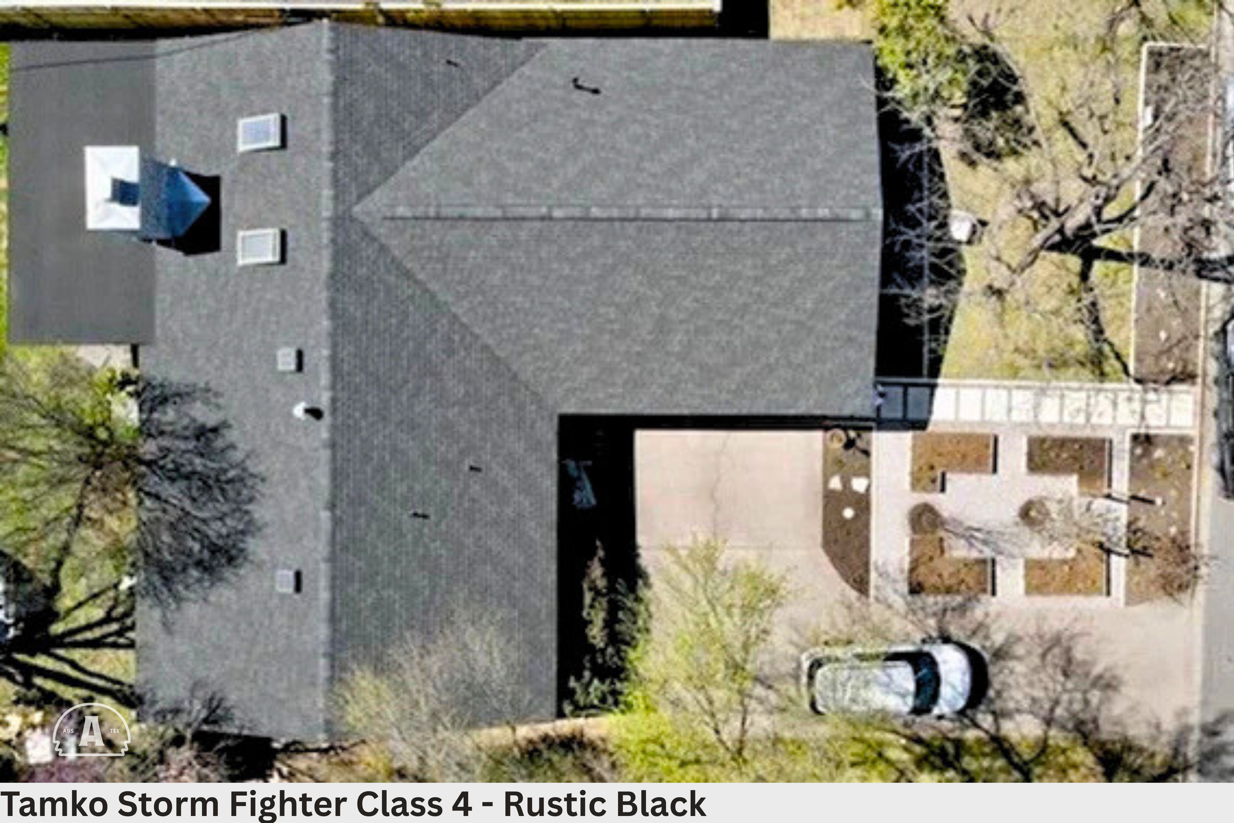 Tamko Storm Fighter Class 4 Rustic Black Shingle Roof