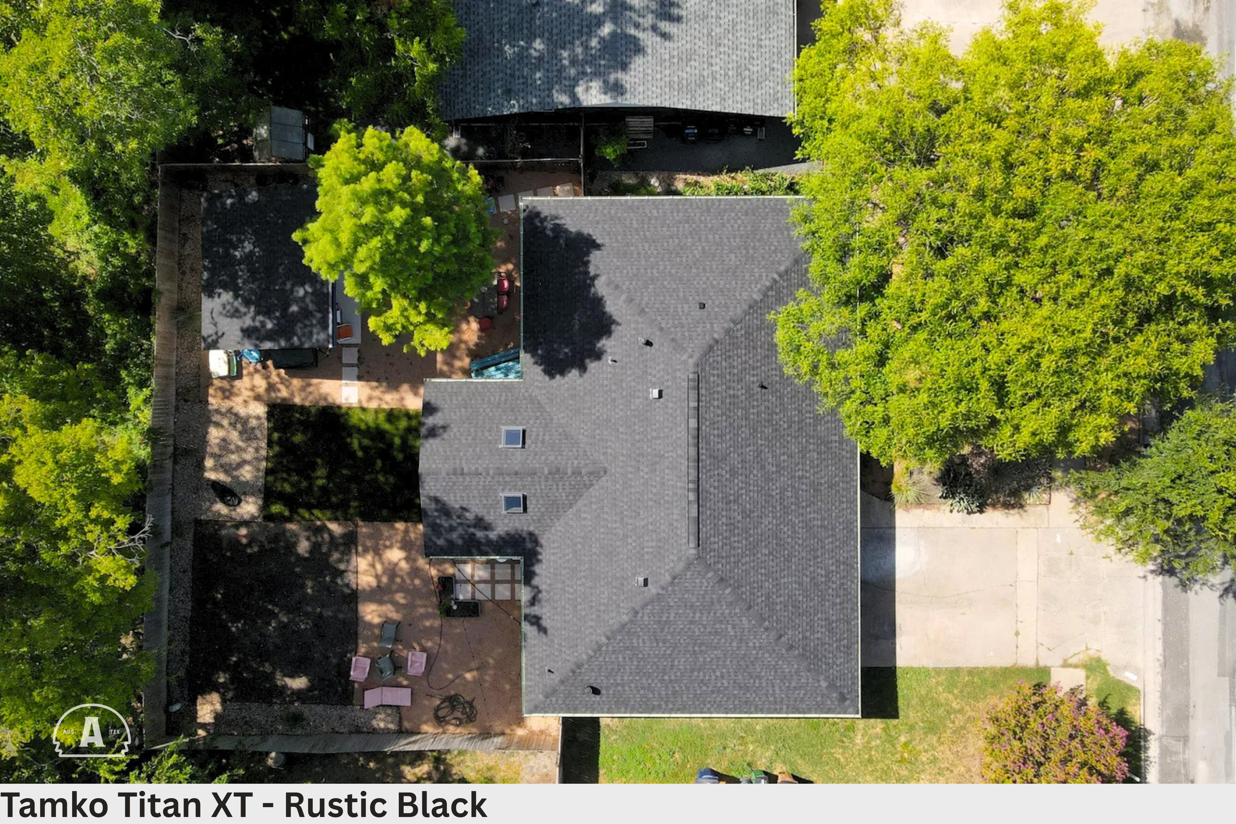 Tamko Titan XT Rustic Black Shingle Roof