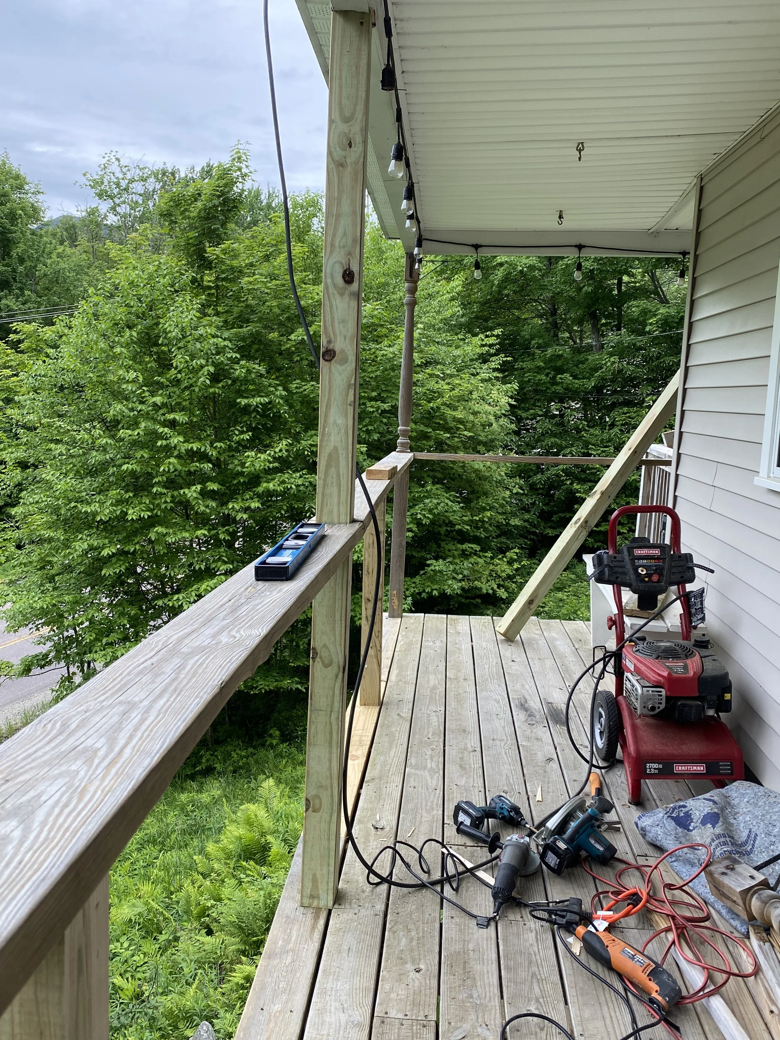 Bolton Valley porch upgrade

