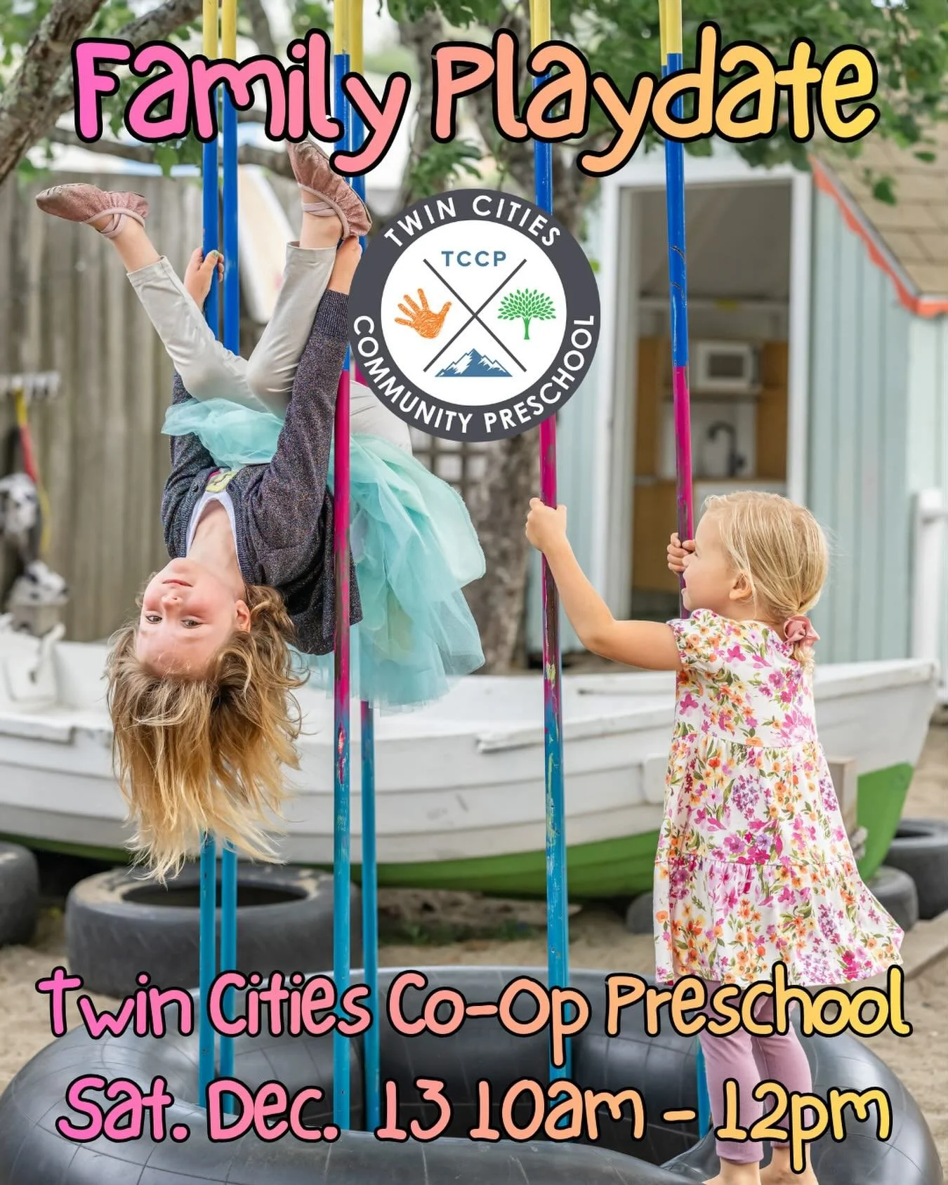 Join us for a fun-filled morning at the Twin Cities Co-Operative Preschool. All families exploring preschool options as well as recent alumns are welcome. Explore our campus, meet our teachers and fellow parents, and learn about our play-based educat