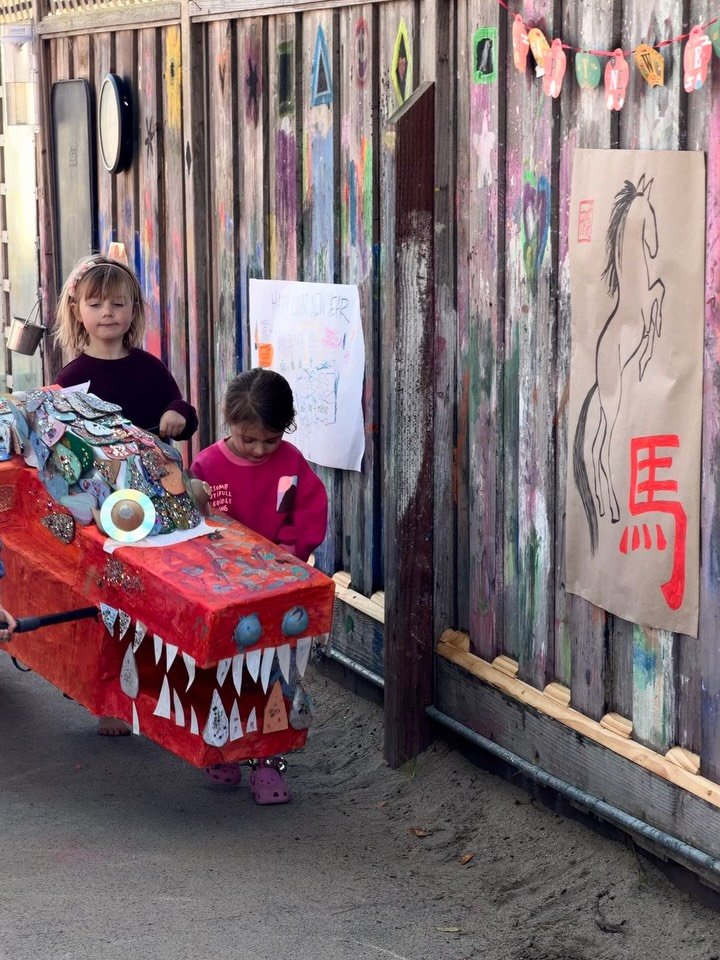 Last week the children of Twin Cities Community Preschool celebrated the Lunar New Year by welcoming the Year of the Horse with a traditional dragon parade. Several of our families who celebrate the Lunar New Year shared their traditions. 

Enrollmen
