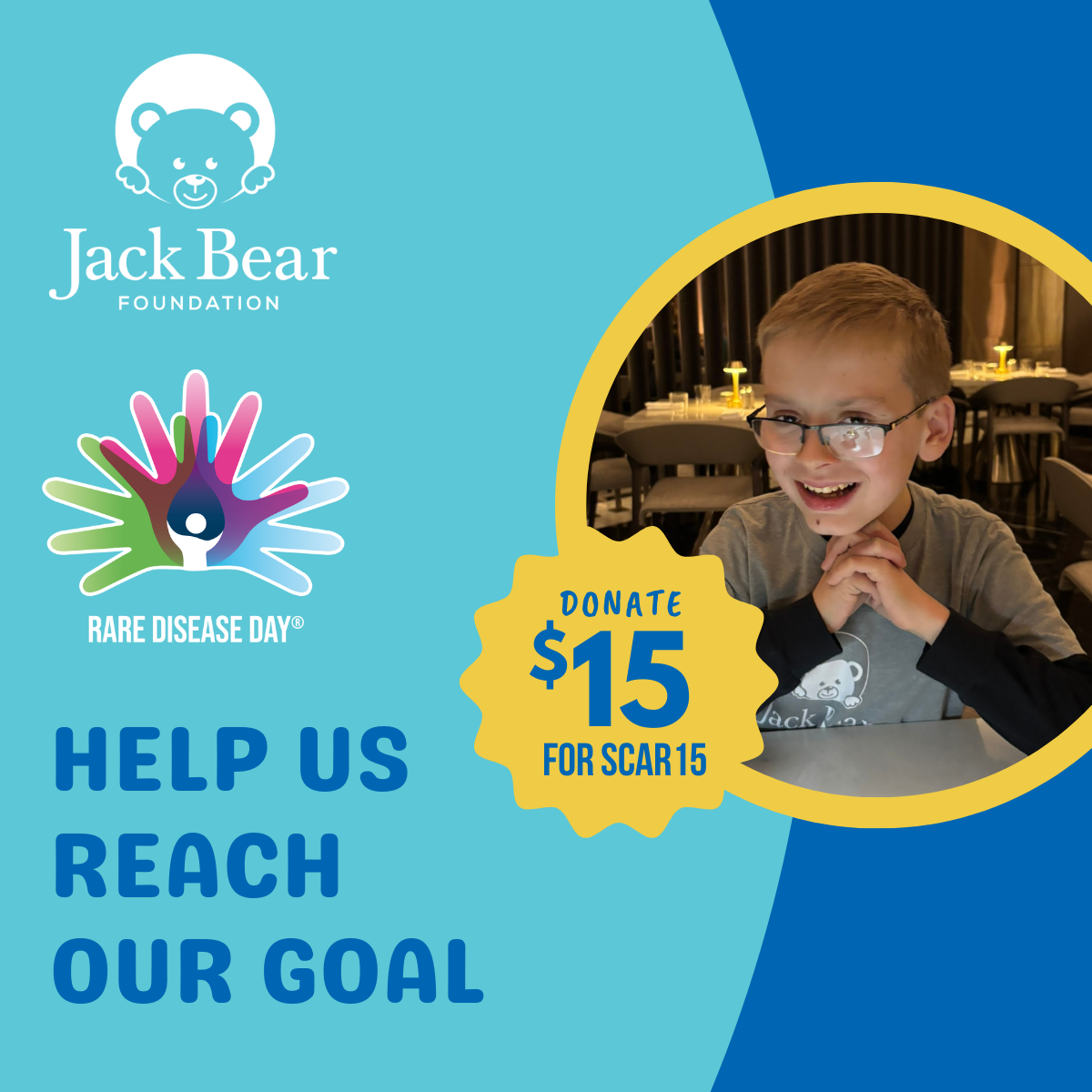 $15 for SCAR-15: Rare Disease Day 2026