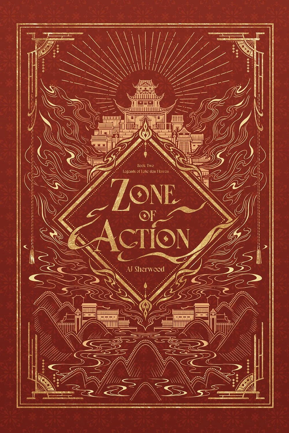Dust Jacket Illustration - Zone of Action (Hard Cover)